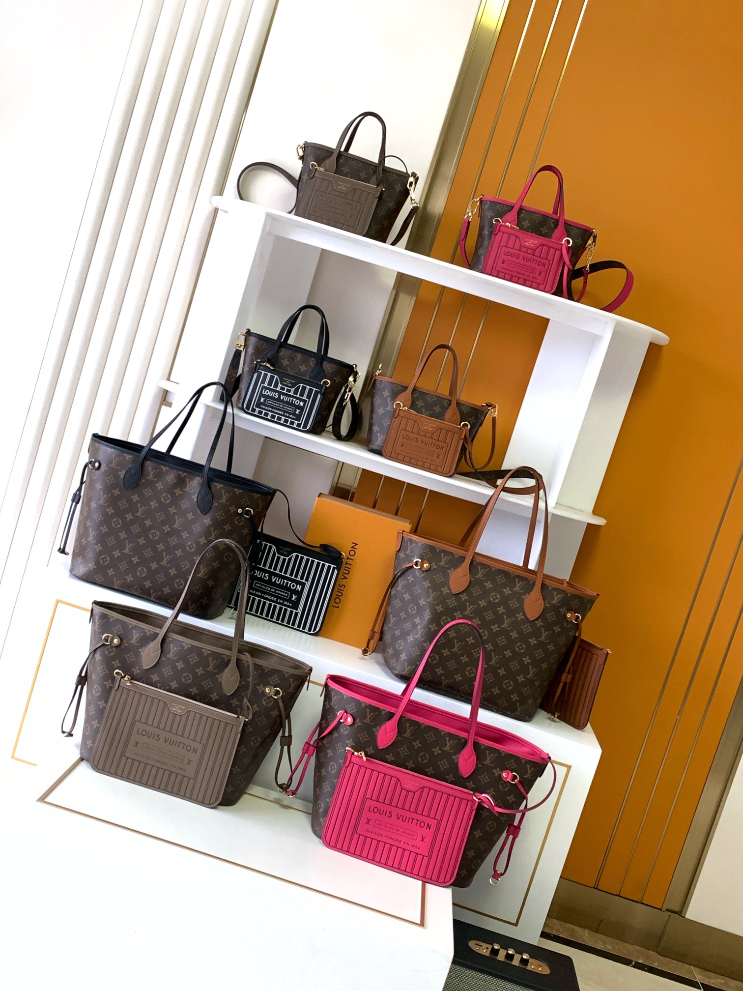 Elegant Designer Inspired Tote Bag with Detachable Pouch, Multiple Colors