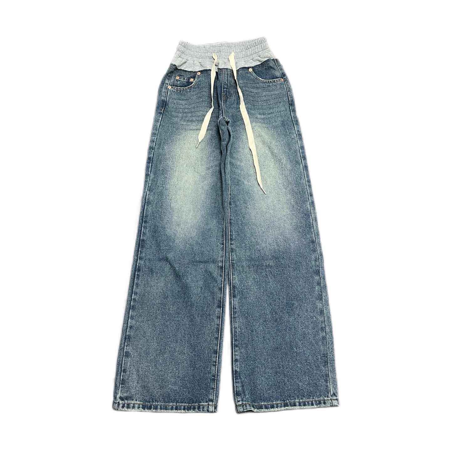 NO:120839,S-M-L for women, on sale in stock, self-pick the next day MM6｜25ss waist knitted spliced ​​denim straight pants, full size is in stock. The fabric pattern and design are perfect, a perfect hit style. The waist spliced ​​knitted spliced ​​design is made of this dark and light contrasting color spliced ​​design, plus the spliced ​​denim pocket, the exterior shape is full!  The look back rate is very high. Whether it is texture or unique design, it will not be easy to bulge after wearing it for a long time. People who have worn it know how smooth and slimming it is!  Five stars of plasticity!  Looks taller!  Look slimming!  Show your legs straight!  ,masion margiela,alexander wang19860909码数S-M-L 女款 现货发售 自取隔天 MM6｜25ss腰头针织拼接牛仔直筒裤 全码入库啦. 面料版型和设计都十分完美的一个准爆款 腰头拼接针织做了这种深浅撞色的拼接设计 加上拼接牛仔布口袋 外在造型拉满！穿上回头率爆表 无论质感还是设计独特感拉满,穿久了也不易鼓包 穿过的人都知道有多垂顺 多显瘦！ 可塑性五颗星！显髙！显瘦！显腿直！,,masion margiela,alexander wang,Men's clothing