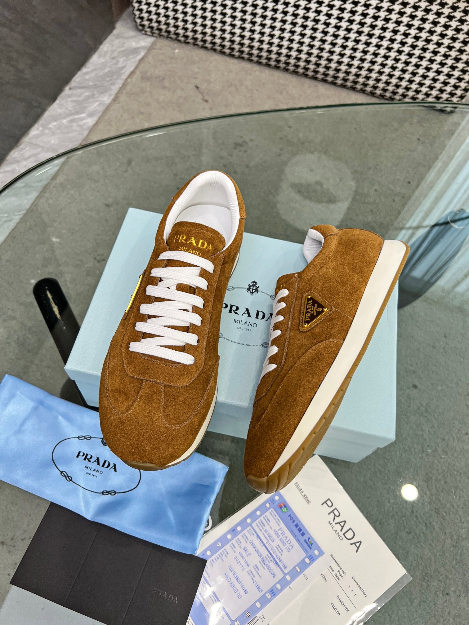 [PRADA*] P: 280Talla: 39-44 (38.45.46 personalizado) nuevos contadores PRADA (Prada) de alto top sin