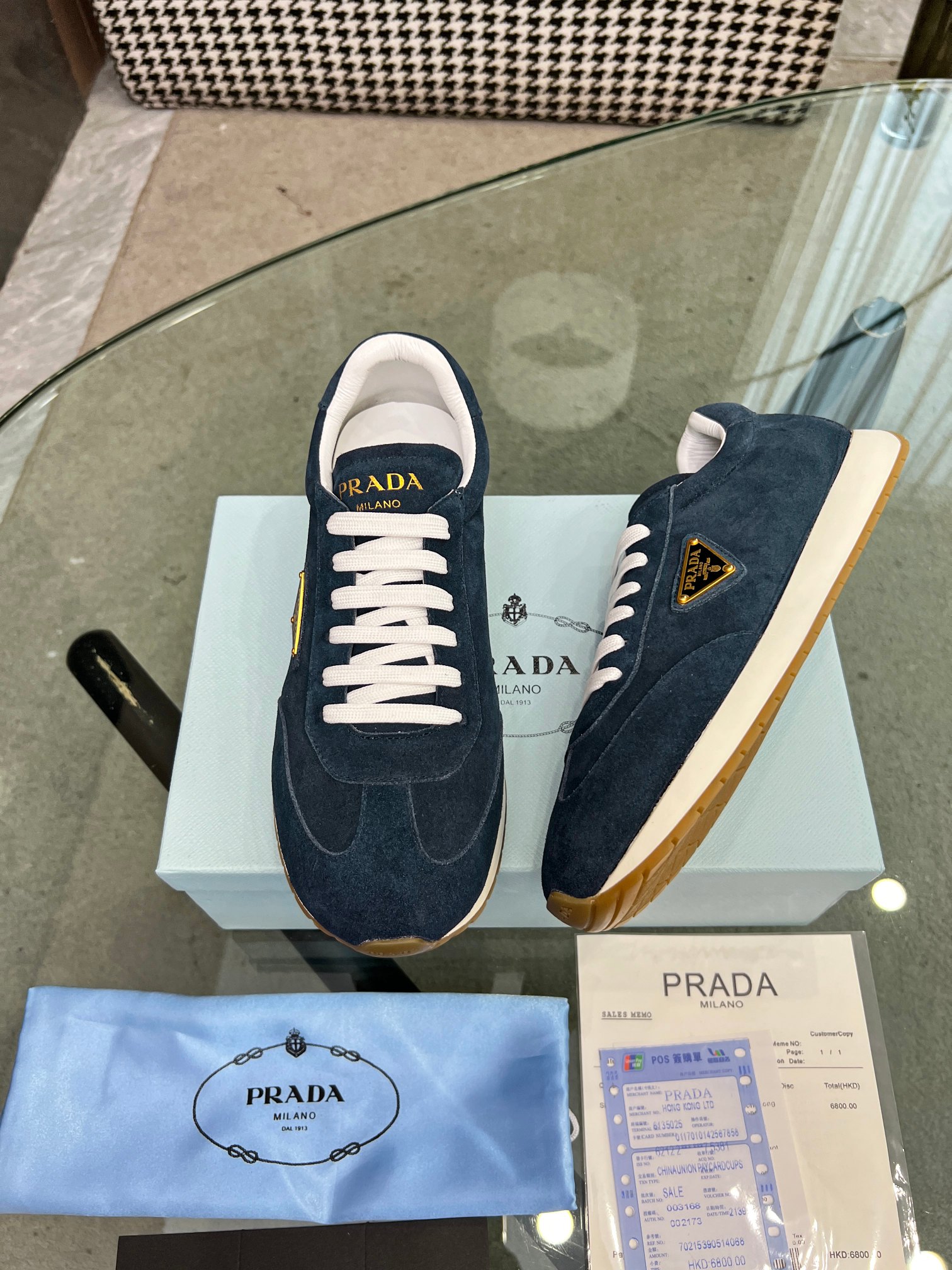 [PRADA*] P: 280Talla: 39-44 (38.45.46 personalizado) nuevos contadores PRADA (Prada) de alto top sin