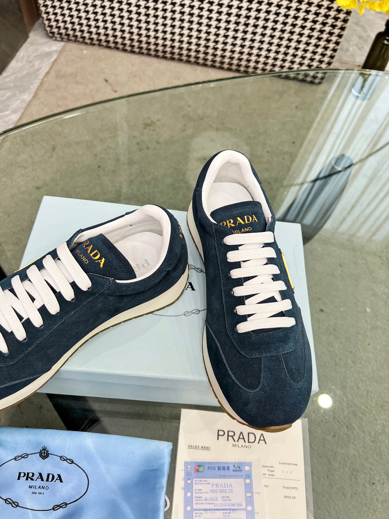 [PRADA*] P: 280Talla: 39-44 (38.45.46 personalizado) nuevos contadores PRADA (Prada) de alto top sin