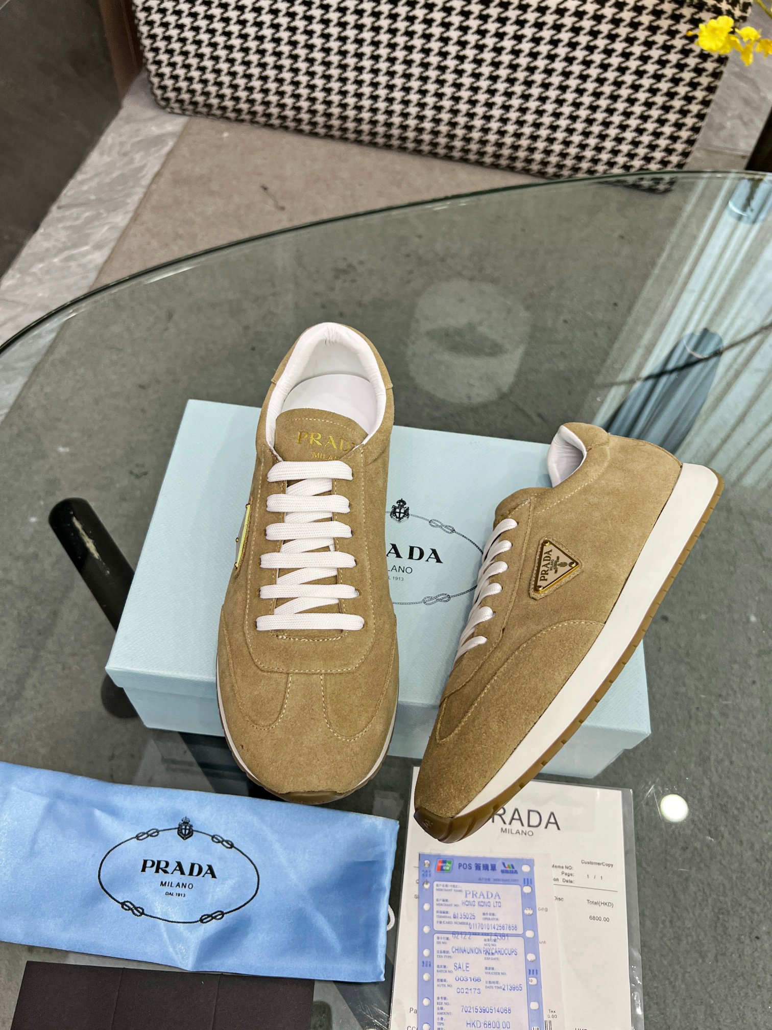 [PRADA*] P: 280Talla: 39-44 (38.45.46 personalizado) nuevos contadores PRADA (Prada) de alto top sin