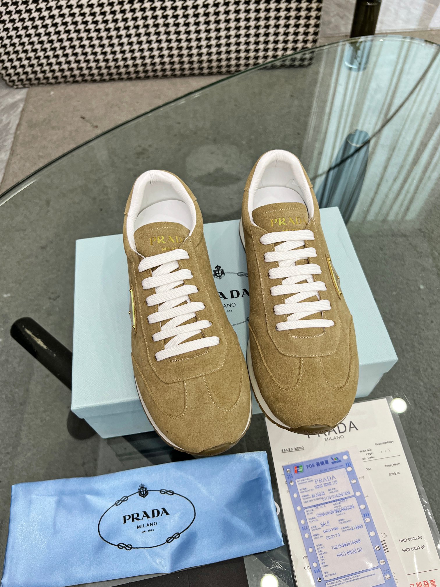 [PRADA*] P: 280Talla: 39-44 (38.45.46 personalizado) nuevos contadores PRADA (Prada) de alto top sin