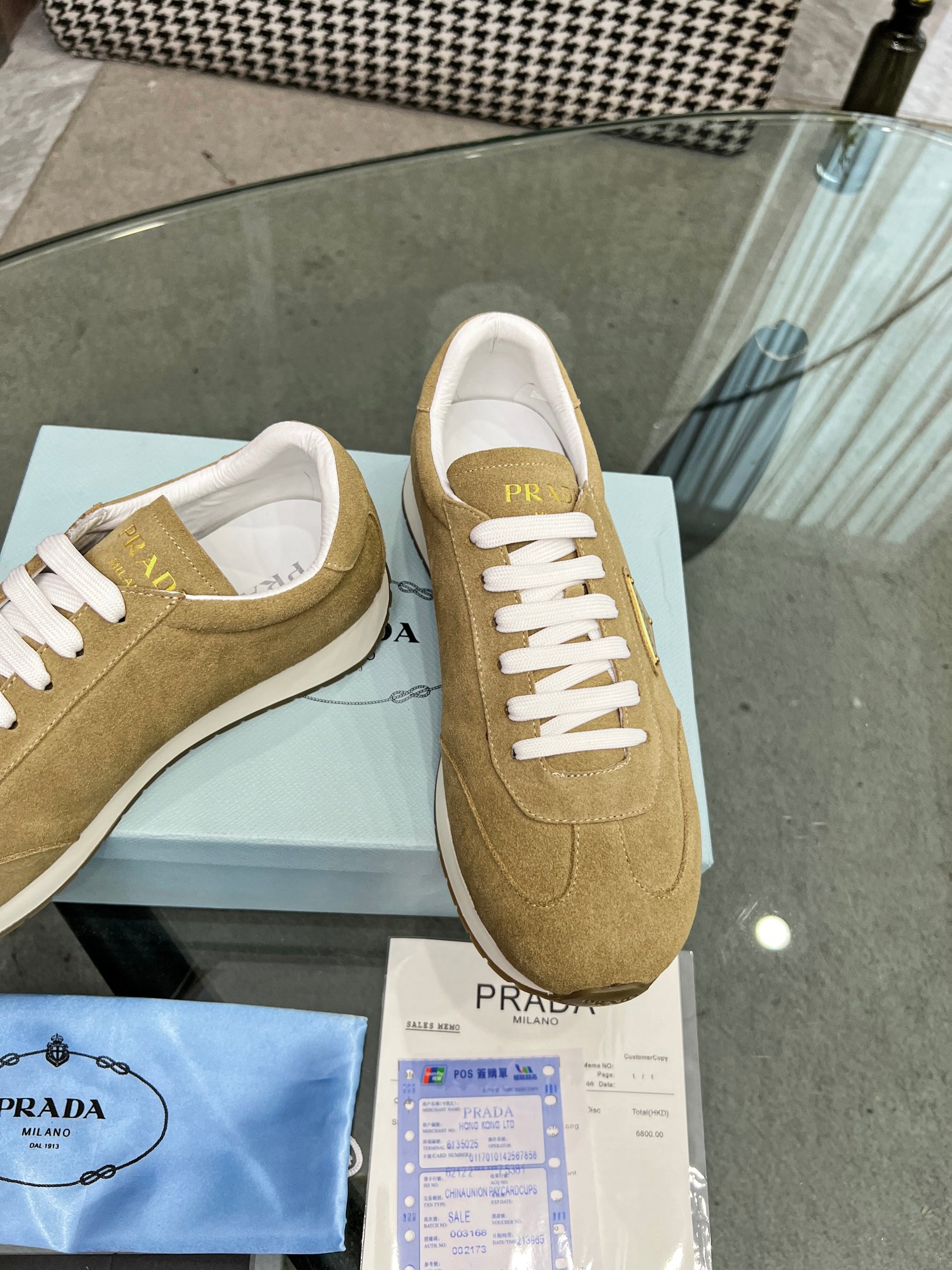 [PRADA*] P: 280Talla: 39-44 (38.45.46 personalizado) nuevos contadores PRADA (Prada) de alto top sin