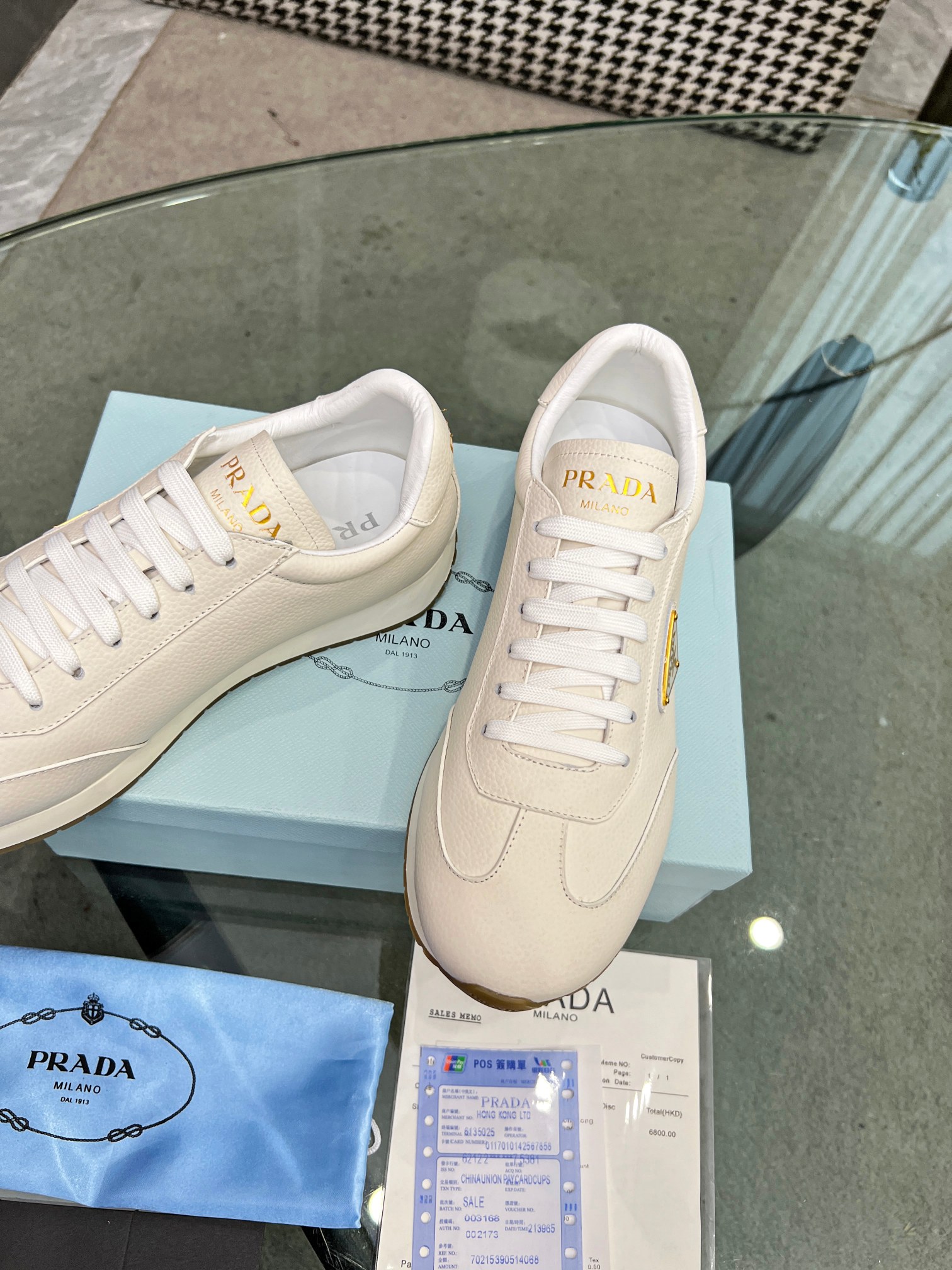 [PRADA*] P: 280Talla: 39-44 (38.45.46 personalizado) nuevos contadores PRADA (Prada) de alto top sin