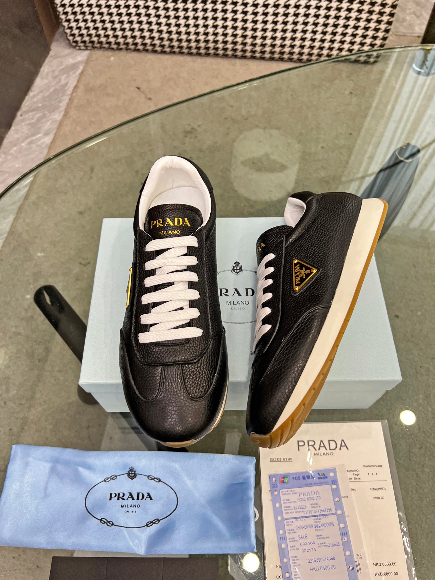 [PRADA*] P: 280Talla: 39-44 (38.45.46 personalizado) nuevos contadores PRADA (Prada) de alto top sin