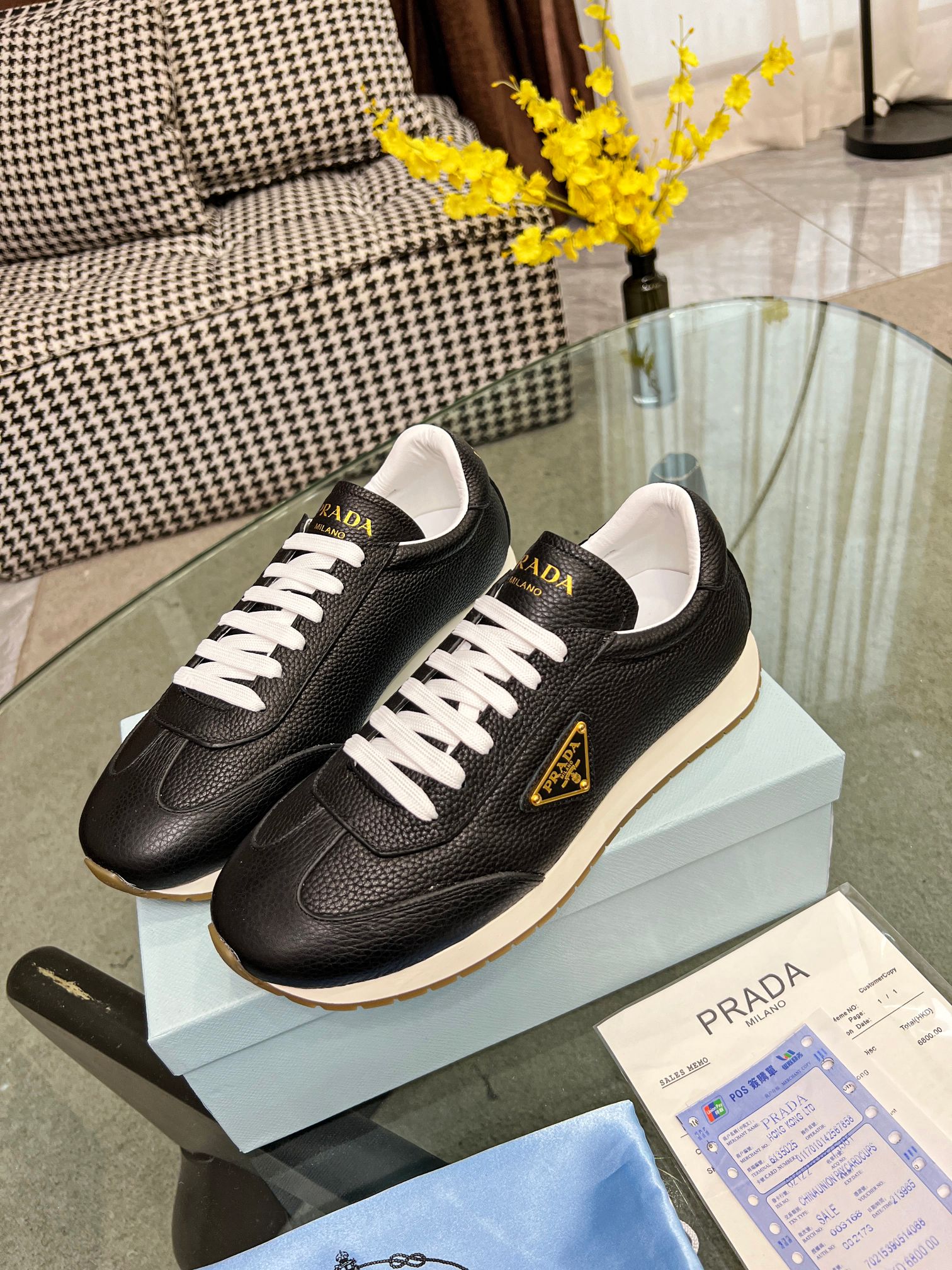[PRADA*] P: 280Talla: 39-44 (38.45.46 personalizado) nuevos contadores PRADA (Prada) de alto top sin