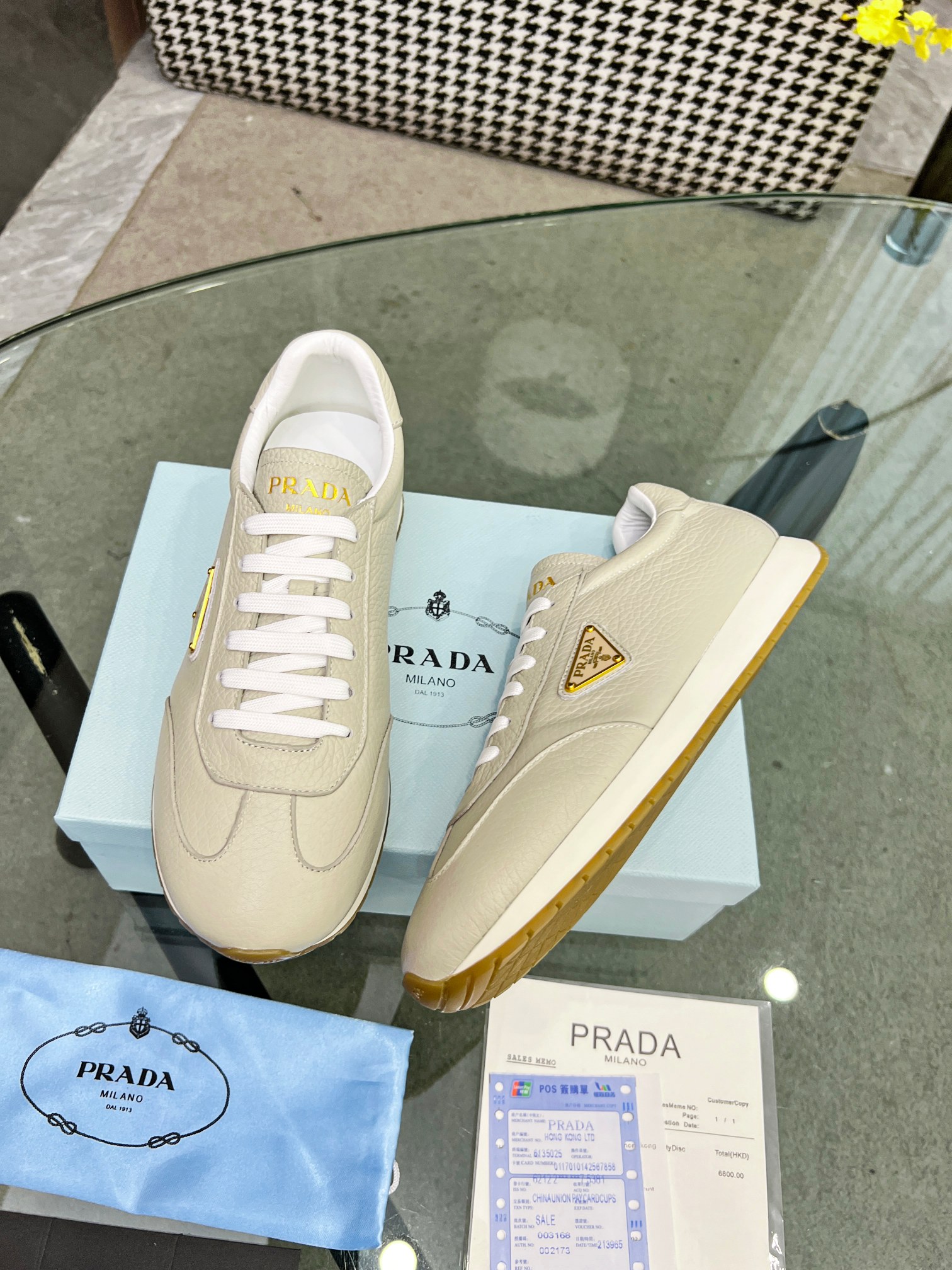[PRADA*] P: 280Talla: 39-44 (38.45.46 personalizado) nuevos contadores PRADA (Prada) de alto top sin