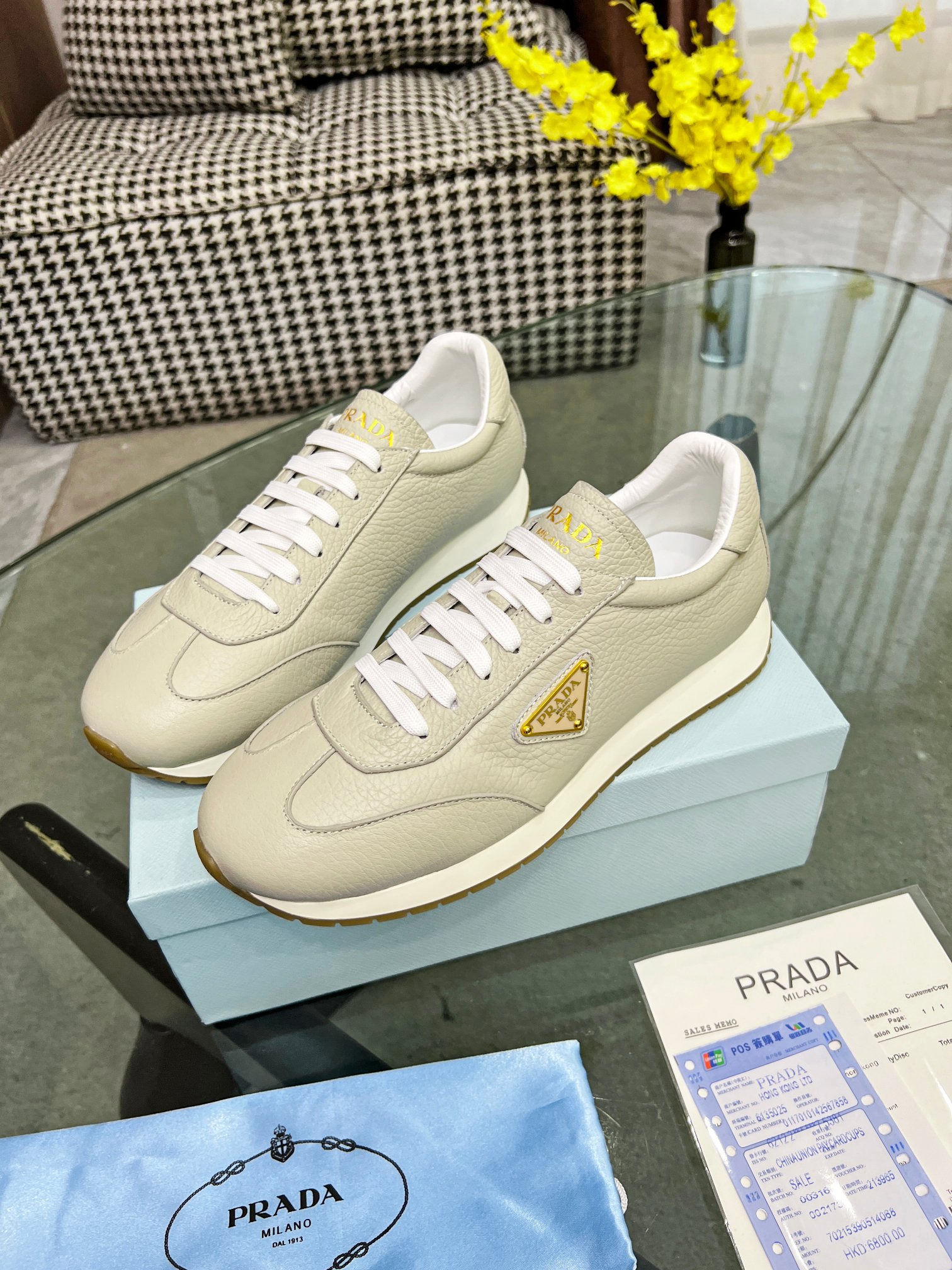 [PRADA*] P: 280Talla: 39-44 (38.45.46 personalizado) nuevos contadores PRADA (Prada) de alto top sin