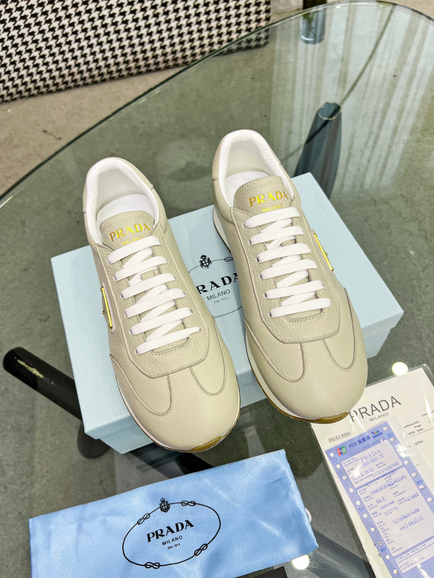 [PRADA*] P: 280Talla: 39-44 (38.45.46 personalizado) nuevos contadores PRADA (Prada) de alto top sin