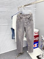 Armani Clothing Jeans Pants & Trousers Printing Men Denim Fall/Winter Collection Vintage Casual