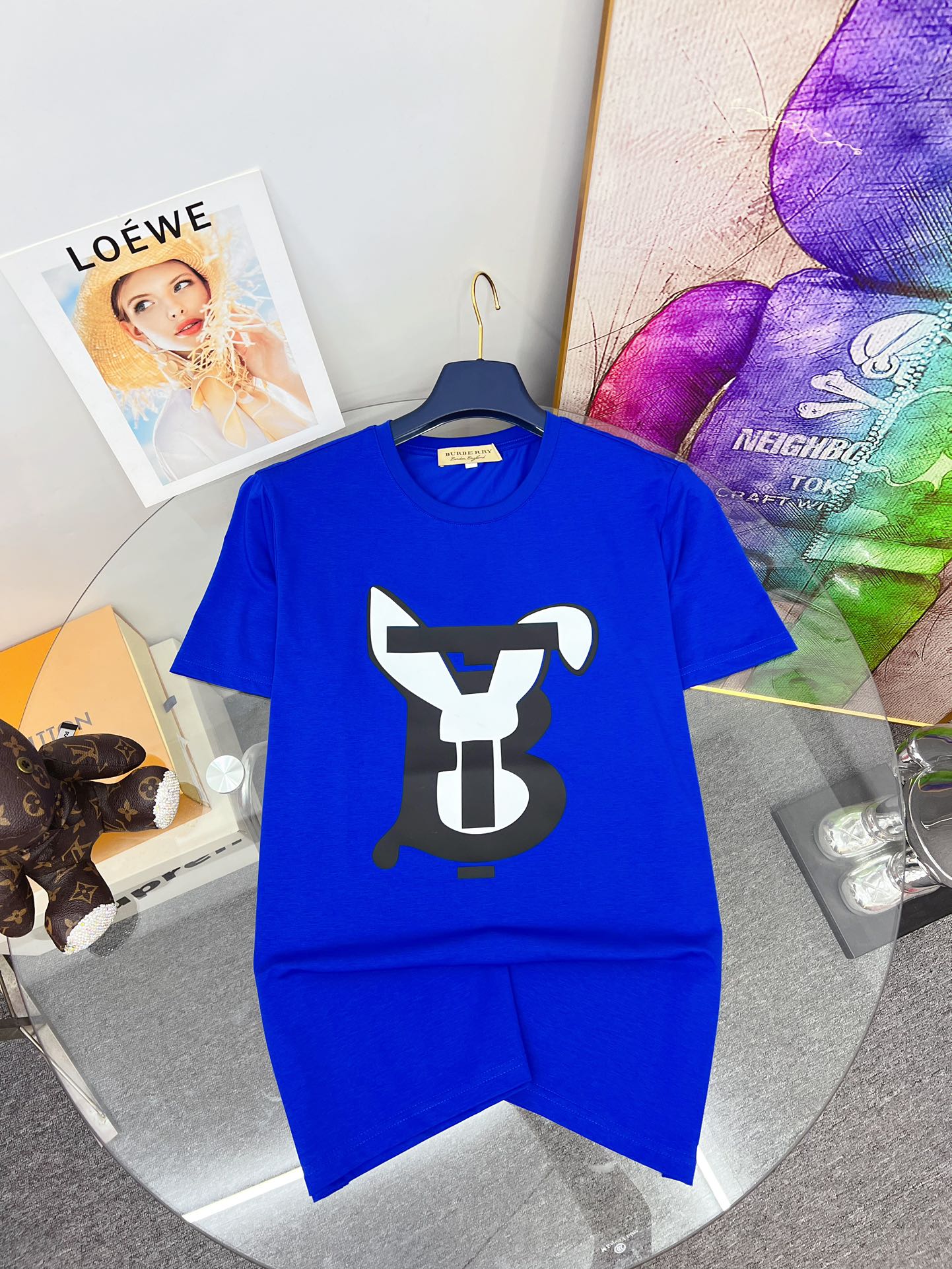 Burberry Clothing T-Shirt Printing Cotton Fashion Short Sleeve