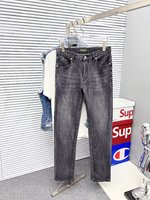 Prada Clothing Jeans Pants & Trousers Printing Men Denim Fall/Winter Collection Vintage Casual