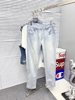Burberry Buy Clothing Jeans Pants & Trousers Printing Men Denim Fall/Winter Collection Vintage Casual