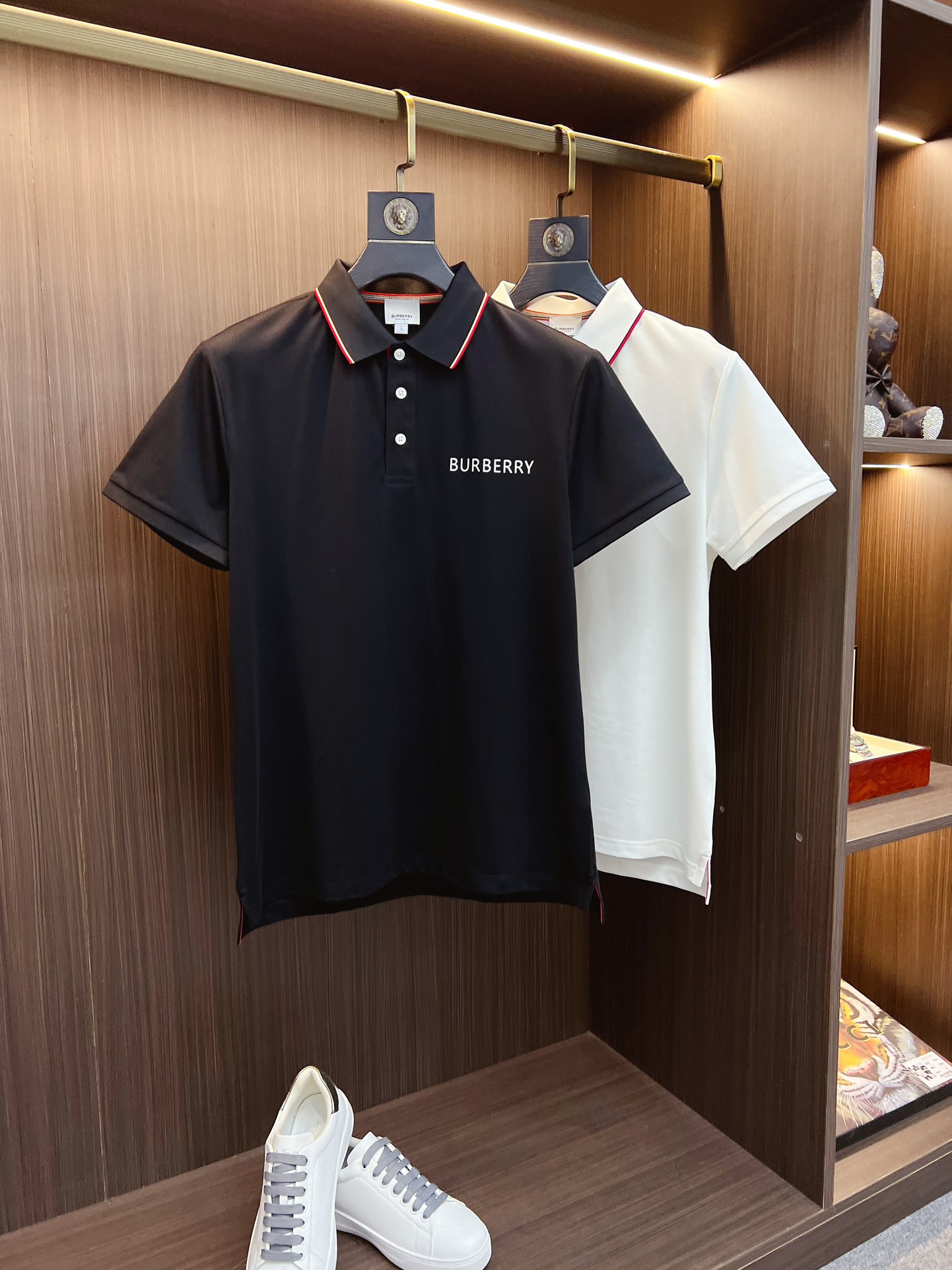 Burberry巴宝莉2024新款男士原单翻领Polo衫短袖T恤柜台同步发售简洁时尚百搭高端品质胸前立体