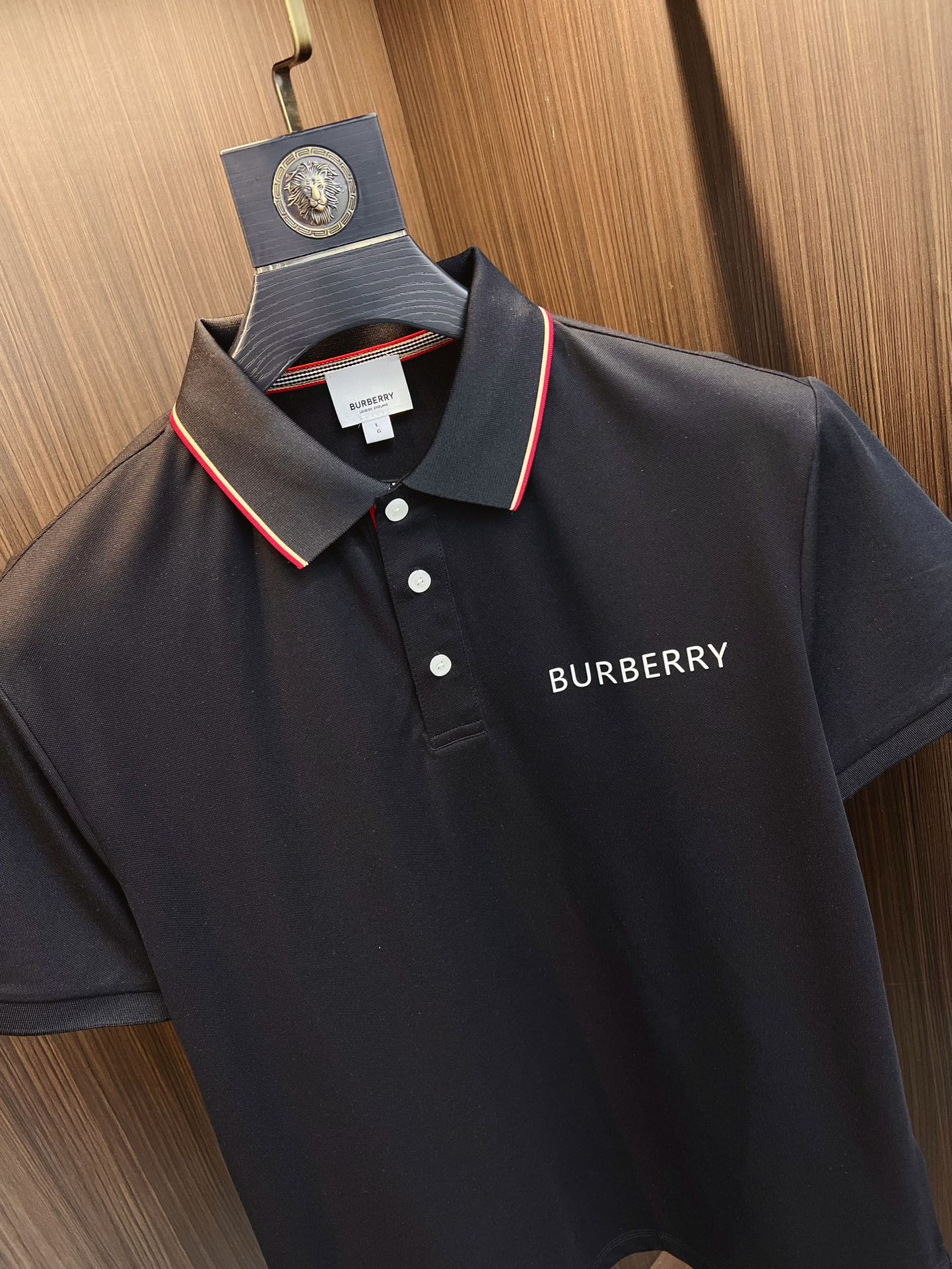 Burberry巴宝莉2024新款男士原单翻领Polo衫短袖T恤柜台同步发售简洁时尚百搭高端品质胸前立体