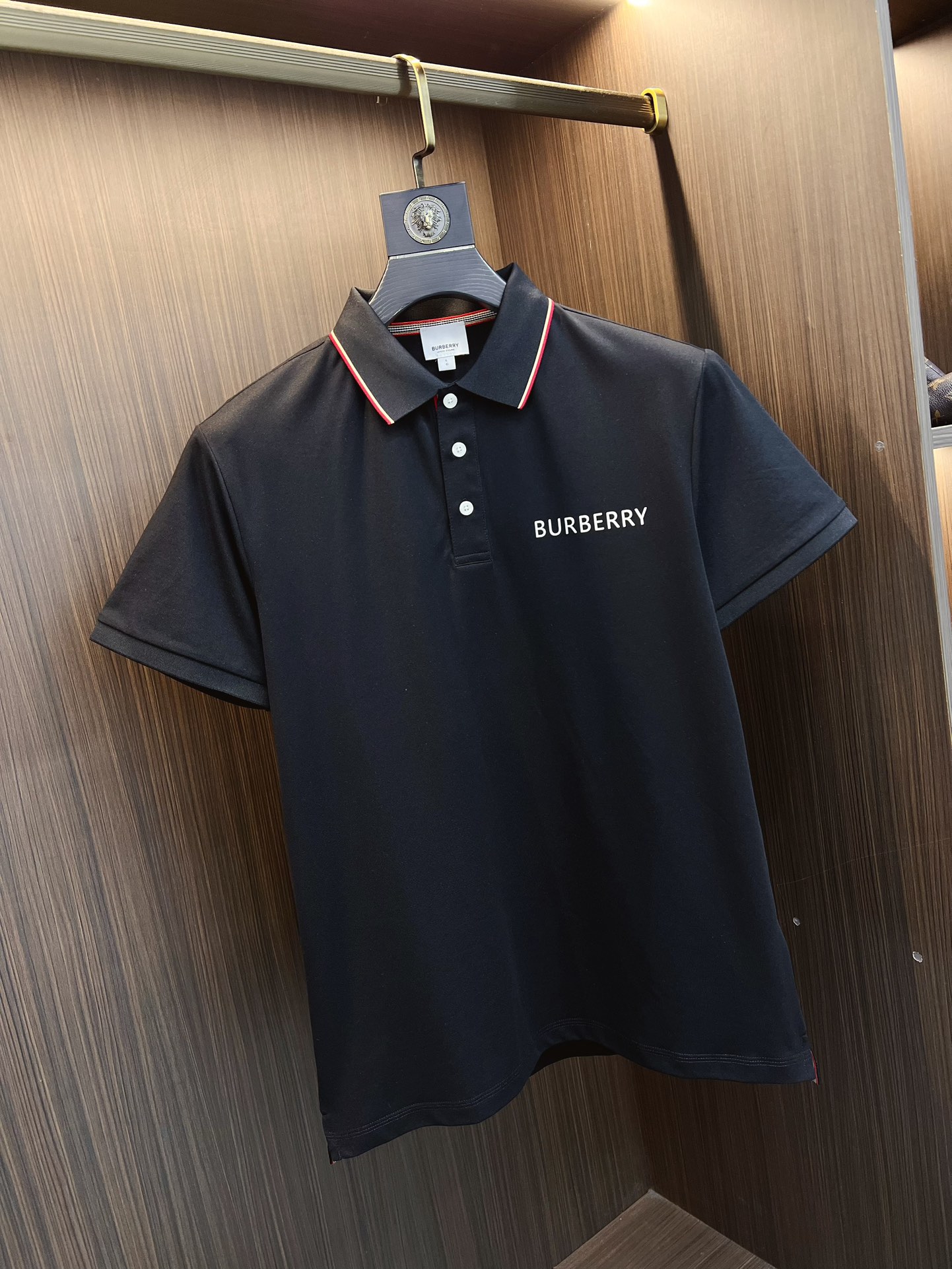 Burberry巴宝莉2024新款男士原单翻领Polo衫短袖T恤柜台同步发售简洁时尚百搭高端品质胸前立体