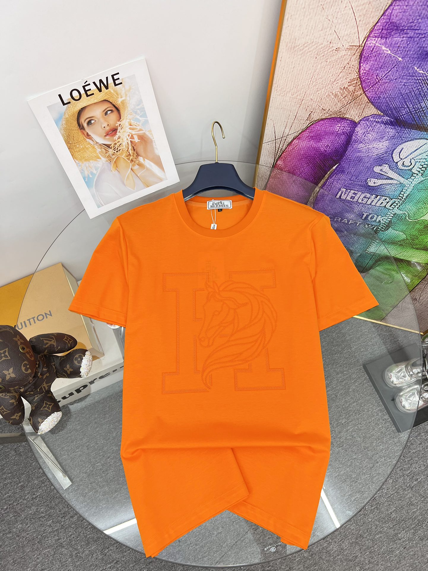 Hermes Vêtements T-Shirt Collection printemps – été Fashion Manches courtes