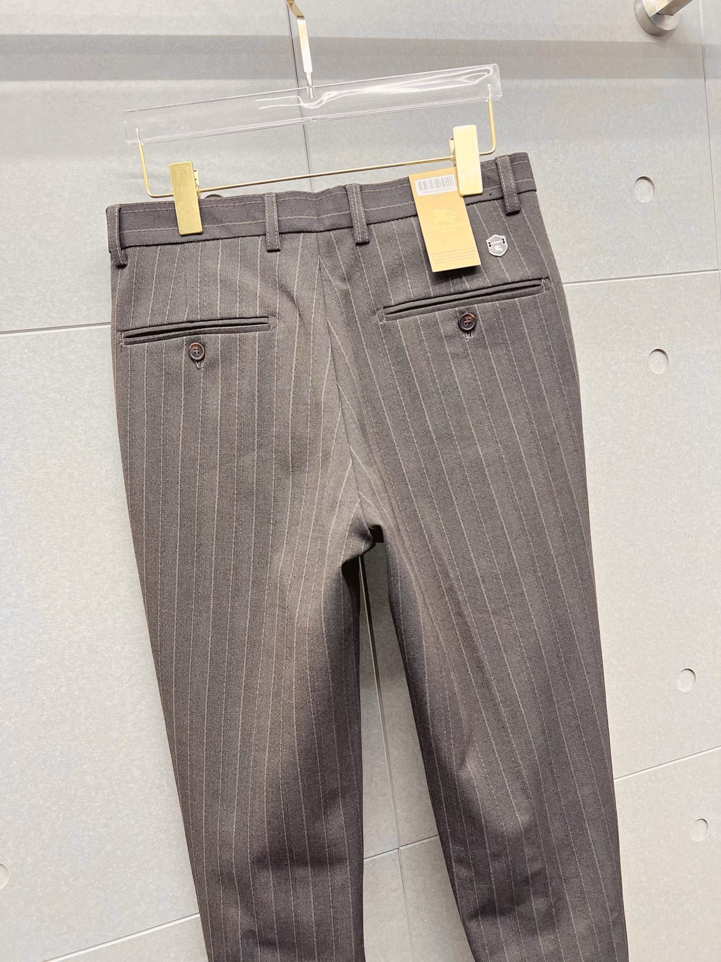 Burberry 巴宝莉 休闲裤 西裤2025SS秋冬新款 高级定制裤子专用面料 定制原版五金 重工工艺