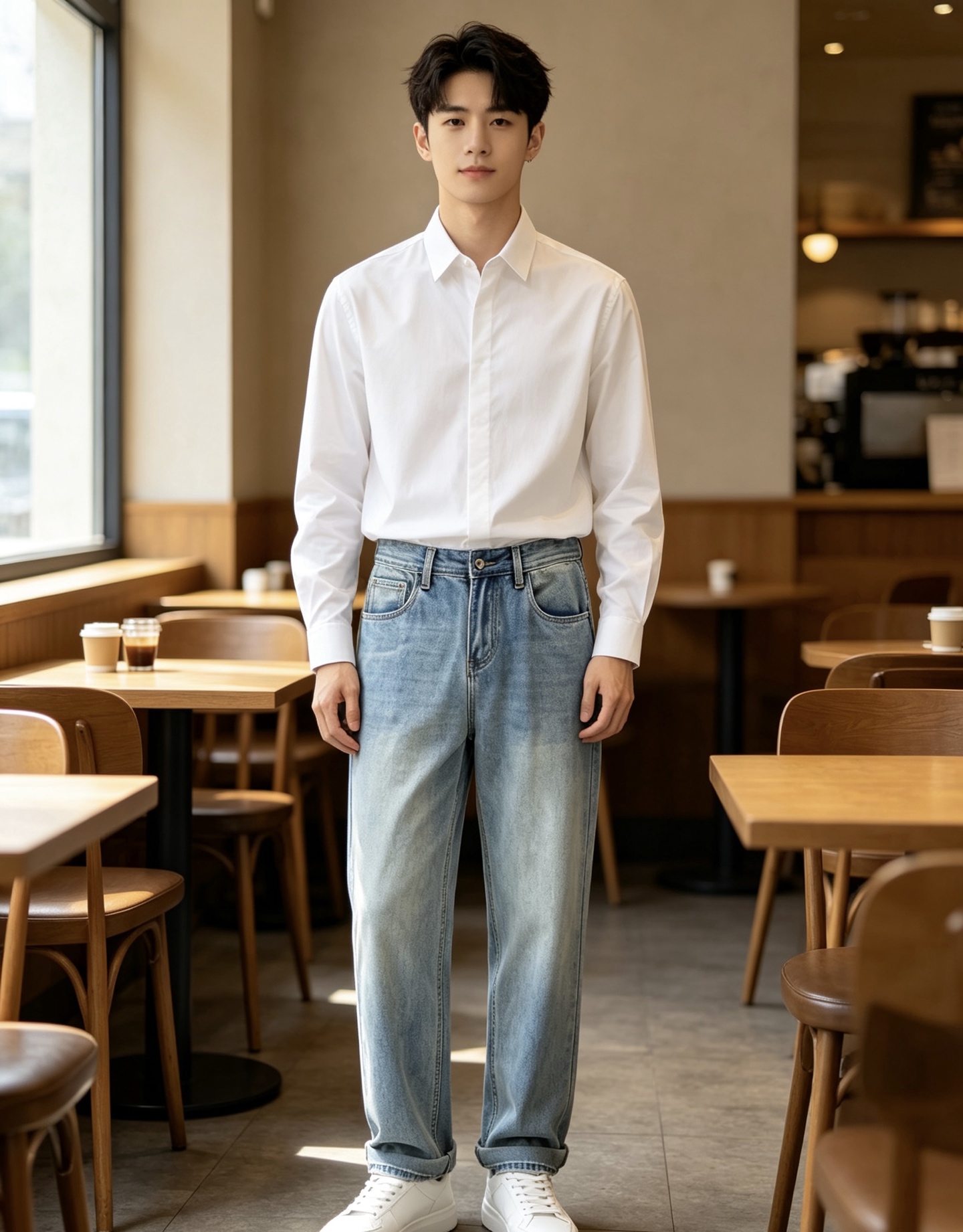 NO:916392,LP men's denim jeans, official album and poster outfit!  High-grade imported denim raw color fabrics are supplied to customers, and the pure 13oz denim fabrics from Okayama, Japan are specially selected. Heavy-duty environmentally friendly plant enzyme washing process is used. The texture has a light retro color, which is quite beautiful and is very suitable for autumn and winter color matching. The fabric is soft and delicate after washing, but has strong bones and a slight stretch, providing an excellent comfortable experience. There is no damage from any technological elements throughout the body, retaining the purest tannin color!  The details throughout the body are perfect, exquisite and sophisticated. The latest leather label on the waist highlights the brand's characteristics. The hardware accessories, leather label and wiring all reflect the craftsmanship!  The silhouette is perfectly tailored and has excellent butt lift and slimming effect. It can be easily matched with any top in the wardrobe. It has wide compatibility and is suitable for various daily wear. The upper body is full of style. It is a must-have trousers for those who are obsessed with quality control and 1V!  Size 29-38 (not 35.37),,loro piana,jeans,19860909LP 男士丹宁牛仔裤,官宣画册海报穿搭款！ 客供高级进口的丹宁原色面料,特选日本冈山纯正13oz 盎司牛仔布料,重磅环保植物酵素水洗工艺,肌理有着淡淡的复古色彩,相当漂亮,极符合秋冬的配色,面料经过水洗后柔软细腻,但筋骨感极强,且略带弹力,提供了绝佳的舒适体验,通身无任何工艺元素破坏,保留了最纯粹的丹宁本色！通身细节完美如斯,精湛且考究,最新的腰部皮标彰显了品牌特质,五金配件、皮标、走线无不体现出匠心工艺！版型剪裁完美,提臀修身效果绝佳,可轻松横扫衣橱任何的上装搭配,兼容性广泛,满足于日常各种穿搭,上身型款十足,于品质控及1V迷控者必入型裤装！ 尺码29—38（没35.37）,,loro piana,jeans,,Men's clothing