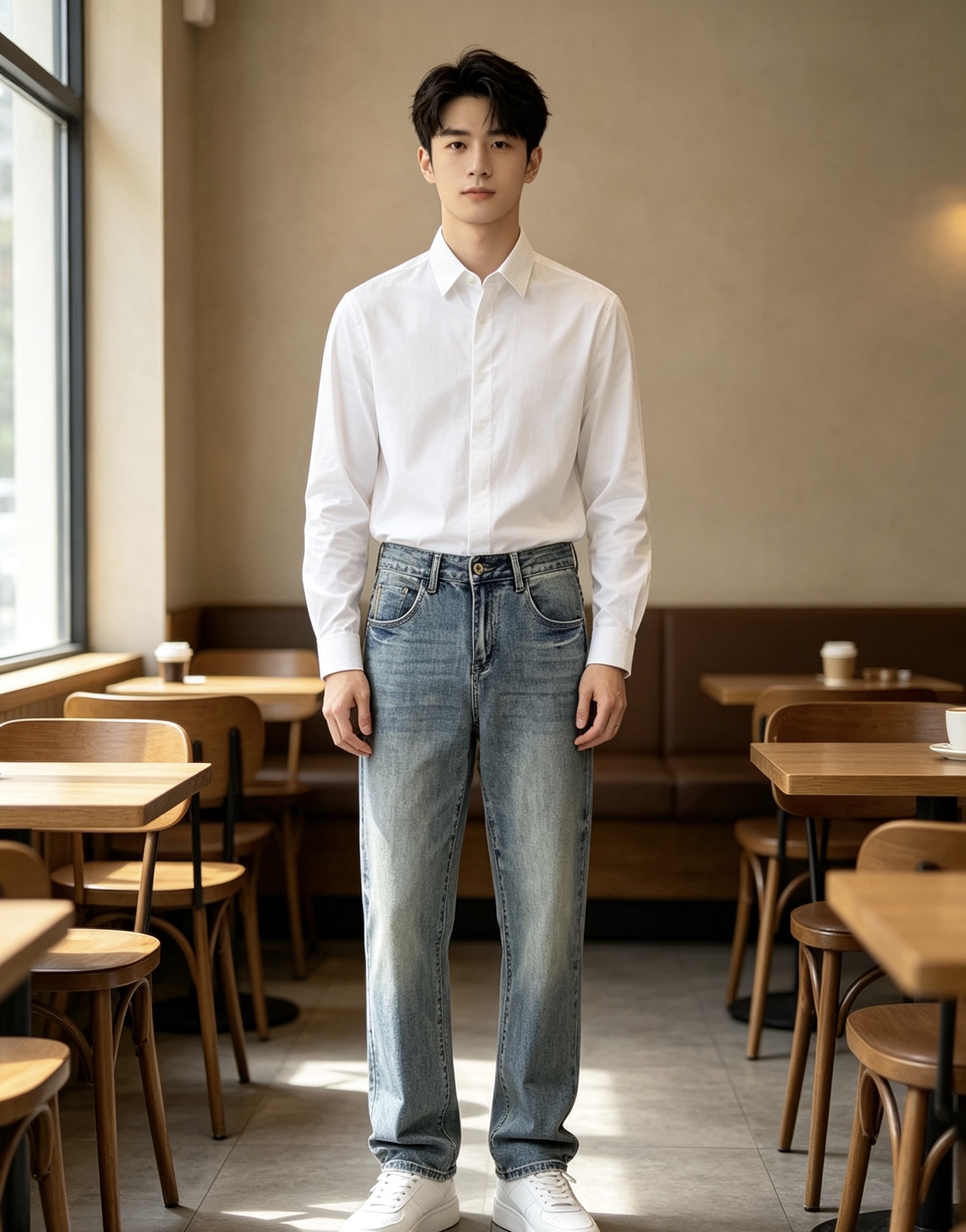 NO:916417,GUCCI men's denim jeans, official album and poster outfit style!  High-grade imported denim raw color fabrics are supplied to customers, and the pure 13oz denim fabrics from Okayama, Japan are specially selected. Heavy-duty environmentally friendly plant enzyme washing process is used. The texture has a light retro color, which is quite beautiful and is very suitable for autumn and winter color matching. The fabric is soft and delicate after washing, but has strong bones and a slight stretch, providing an excellent comfortable experience. There is no damage from any technological elements throughout the body, retaining the purest tannin color!  The details throughout the body are perfect, exquisite and sophisticated. The latest leather label on the waist highlights the brand's characteristics. The hardware accessories, leather label and wiring all reflect the craftsmanship!  The silhouette is perfectly tailored and has excellent butt lift and slimming effect. It can be easily matched with any top in the wardrobe. It has wide compatibility and is suitable for various daily wear. The upper body is full of style. It is a must-have trousers for those who are obsessed with quality control and 1V!  Size 29-38 (not 35.37),,gucci,jeans,19860909GUCCI 古奇 男士丹宁牛仔裤,官宣画册海报穿搭款！ 客供高级进口的丹宁原色面料,特选日本冈山纯正13oz 盎司牛仔布料,重磅环保植物酵素水洗工艺,肌理有着淡淡的复古色彩,相当漂亮,极符合秋冬的配色,面料经过水洗后柔软细腻,但筋骨感极强,且略带弹力,提供了绝佳的舒适体验,通身无任何工艺元素破坏,保留了最纯粹的丹宁本色！通身细节完美如斯,精湛且考究,最新的腰部皮标彰显了品牌特质,五金配件、皮标、走线无不体现出匠心工艺！版型剪裁完美,提臀修身效果绝佳,可轻松横扫衣橱任何的上装搭配,兼容性广泛,满足于日常各种穿搭,上身型款十足,于品质控及1V迷控者必入型裤装！ 尺码29—38（没35.37）,,gucci,jeans,,Men's clothing