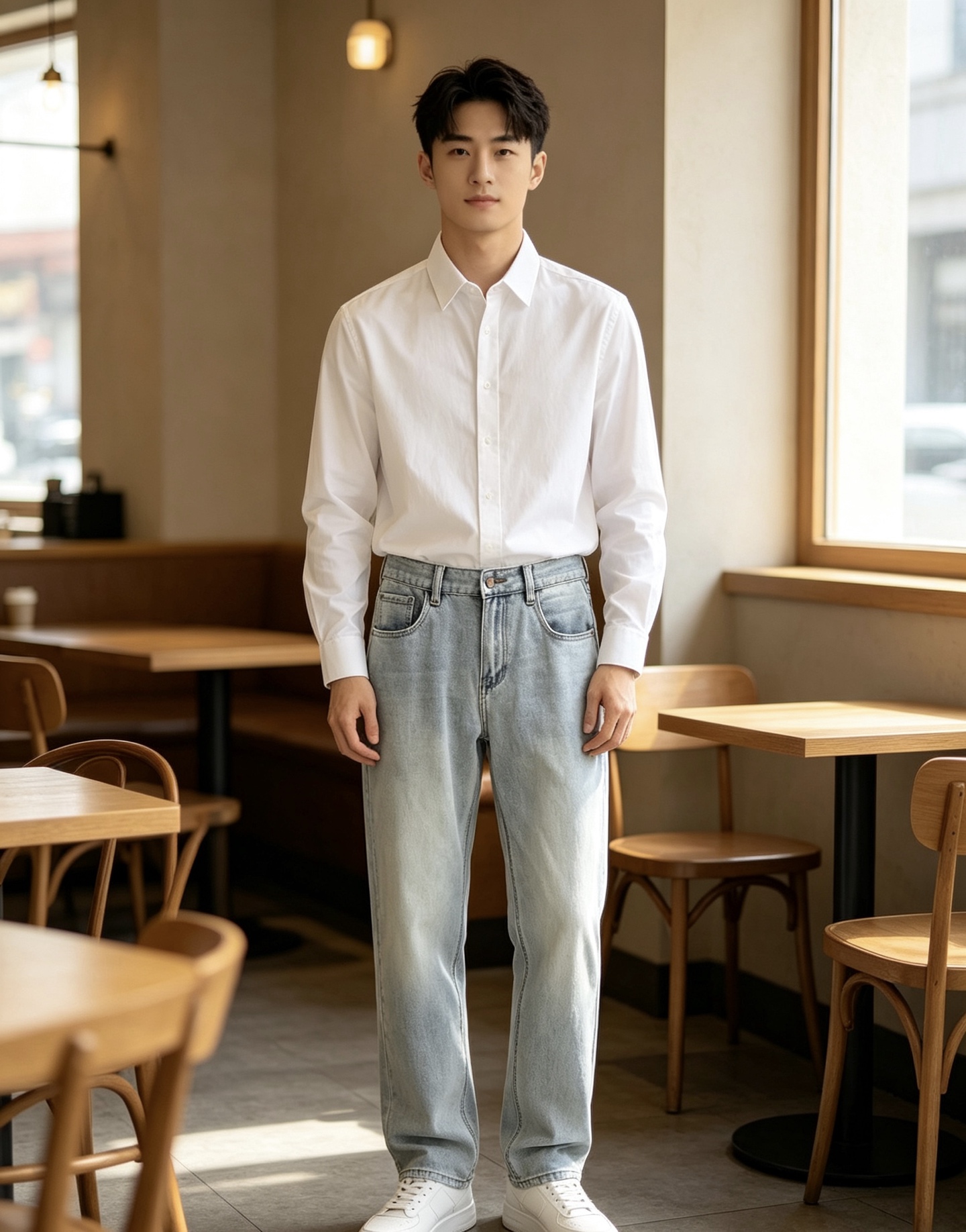 NO:916423,LP men's denim jeans, official album and poster outfit!  High-grade imported denim raw color fabrics are supplied to customers, and the pure 13oz denim fabrics from Okayama, Japan are specially selected. Heavy-duty environmentally friendly plant enzyme washing process is used. The texture has a light retro color, which is quite beautiful and is very suitable for autumn and winter color matching. The fabric is soft and delicate after washing, but has strong bones and a slight stretch, providing an excellent comfortable experience. There is no damage from any technological elements throughout the body, retaining the purest tannin color!  The details throughout the body are perfect, exquisite and sophisticated. The latest leather label on the waist highlights the brand's characteristics. The hardware accessories, leather label and wiring all reflect the craftsmanship!  The silhouette is perfectly tailored and has excellent butt lift and slimming effect. It can be easily matched with any top in the wardrobe. It has wide compatibility and is suitable for various daily wear. The upper body is full of style. It is a must-have trousers for those who are obsessed with quality control and 1V!  Size 29-38 (not 35.37),,loro piana,jeans,19860909LP 男士丹宁牛仔裤,官宣画册海报穿搭款！ 客供高级进口的丹宁原色面料,特选日本冈山纯正13oz 盎司牛仔布料,重磅环保植物酵素水洗工艺,肌理有着淡淡的复古色彩,相当漂亮,极符合秋冬的配色,面料经过水洗后柔软细腻,但筋骨感极强,且略带弹力,提供了绝佳的舒适体验,通身无任何工艺元素破坏,保留了最纯粹的丹宁本色！通身细节完美如斯,精湛且考究,最新的腰部皮标彰显了品牌特质,五金配件、皮标、走线无不体现出匠心工艺！版型剪裁完美,提臀修身效果绝佳,可轻松横扫衣橱任何的上装搭配,兼容性广泛,满足于日常各种穿搭,上身型款十足,于品质控及1V迷控者必入型裤装！ 尺码29—38（没35.37）,,loro piana,jeans,,Men's clothing