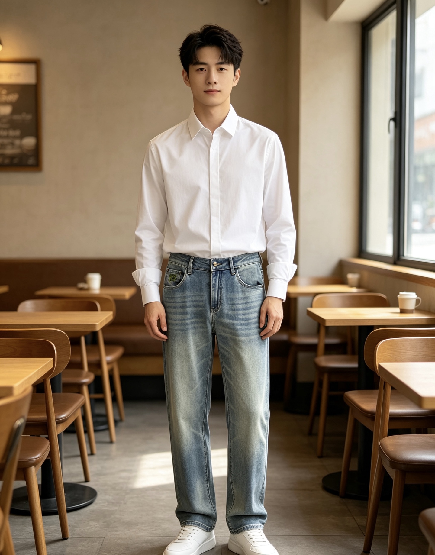 NO:916427,Loewe men's denim jeans, official album and poster style!  High-grade imported denim raw color fabrics are supplied to customers, and the pure 13oz denim fabrics from Okayama, Japan are specially selected. Heavy-duty environmentally friendly plant enzyme washing process is used. The texture has a light retro color, which is quite beautiful and is very suitable for autumn and winter color matching. The fabric is soft and delicate after washing, but has strong bones and a slight stretch, providing an excellent comfortable experience. There is no damage from any technological elements throughout the body, retaining the purest tannin color!  The details throughout the body are perfect, exquisite and sophisticated. The latest leather label on the waist highlights the brand's characteristics. The hardware accessories, leather label and wiring all reflect the craftsmanship!  The silhouette is perfectly tailored and has excellent butt lift and slimming effect. It can be easily matched with any top in the wardrobe. It has wide compatibility and is suitable for various daily wear. The upper body is full of style. It is a must-have trousers for those who are obsessed with quality control and 1V!  Size 29-38 (not 35.37),,loewe,jeans,19860909罗意威 男士丹宁牛仔裤,官宣画册海报穿搭款！ 客供高级进口的丹宁原色面料,特选日本冈山纯正13oz 盎司牛仔布料,重磅环保植物酵素水洗工艺,肌理有着淡淡的复古色彩,相当漂亮,极符合秋冬的配色,面料经过水洗后柔软细腻,但筋骨感极强,且略带弹力,提供了绝佳的舒适体验,通身无任何工艺元素破坏,保留了最纯粹的丹宁本色！通身细节完美如斯,精湛且考究,最新的腰部皮标彰显了品牌特质,五金配件、皮标、走线无不体现出匠心工艺！版型剪裁完美,提臀修身效果绝佳,可轻松横扫衣橱任何的上装搭配,兼容性广泛,满足于日常各种穿搭,上身型款十足,于品质控及1V迷控者必入型裤装！ 尺码29—38（没35.37）,,loewe,jeans,,Men's clothing