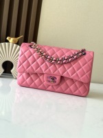 Chanel Couleur rose Jaune Peau de mouton Fashion La chaîne 1 Chanel Couleur rose Jaune Peau de mouton Fashion La chaîne