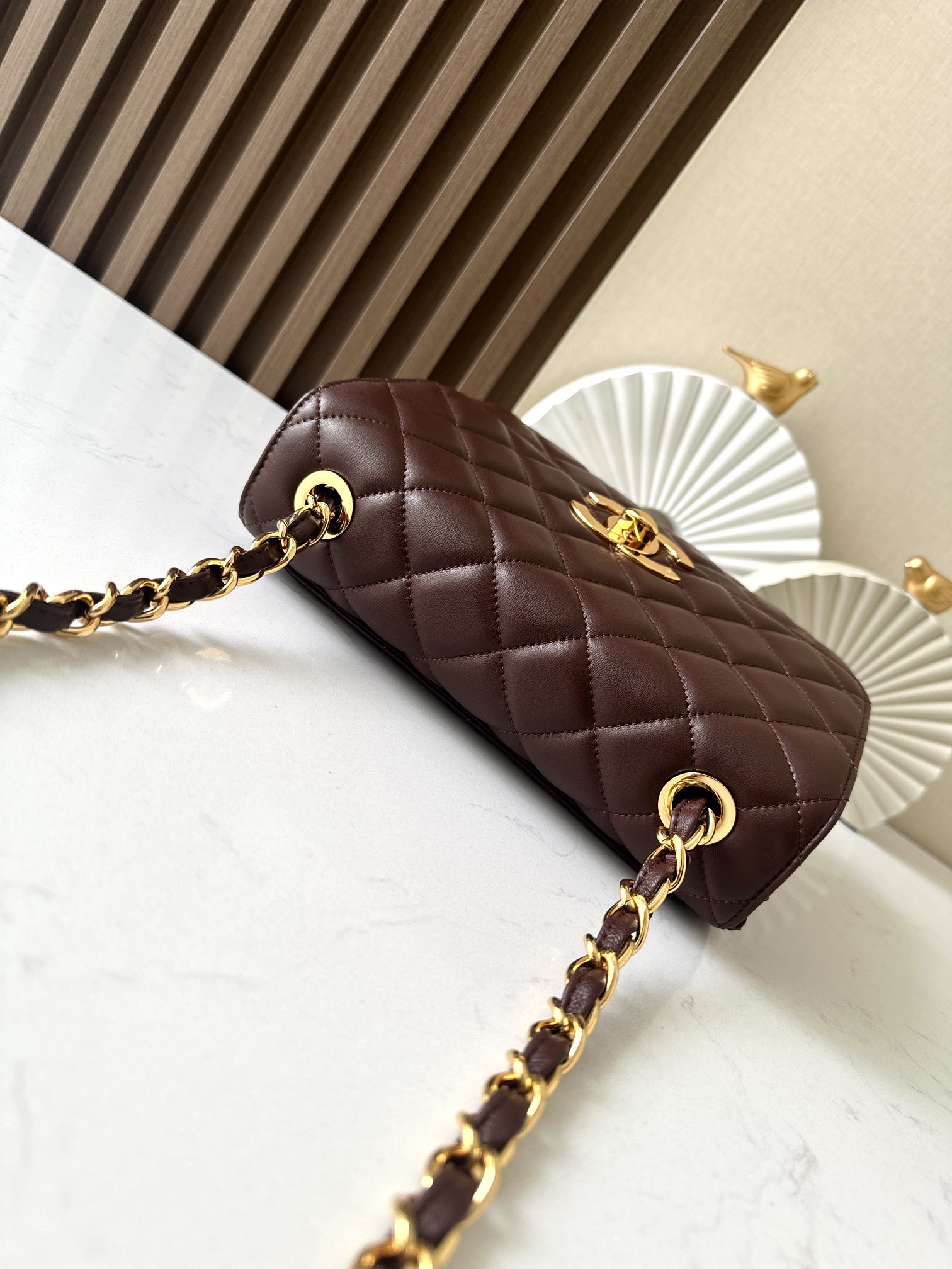 Chanel 贝嫂同款小香Vintage绝版大金扣CFFlap