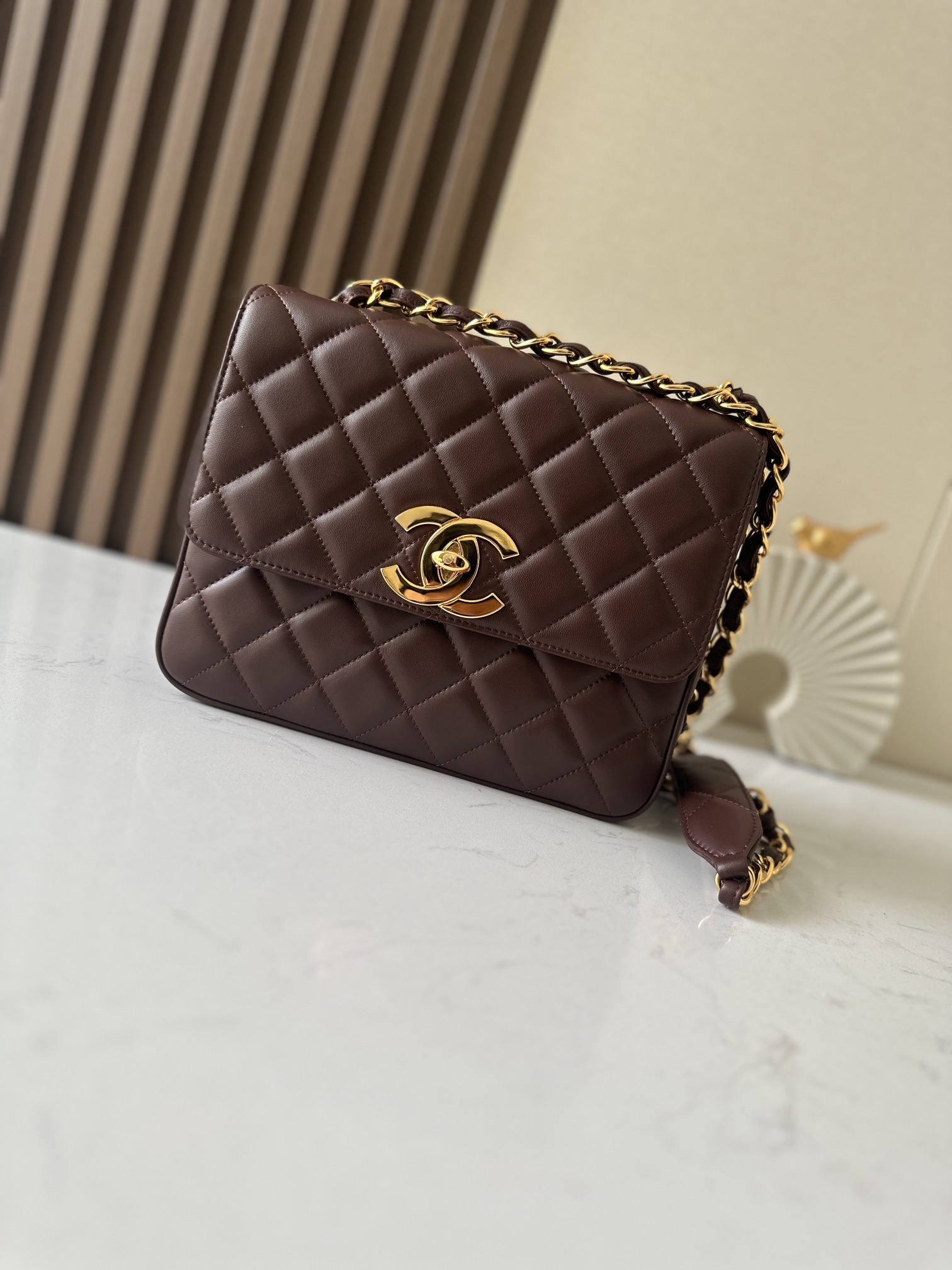 Chanel 贝嫂同款小香Vintage绝版大金扣CFFlap