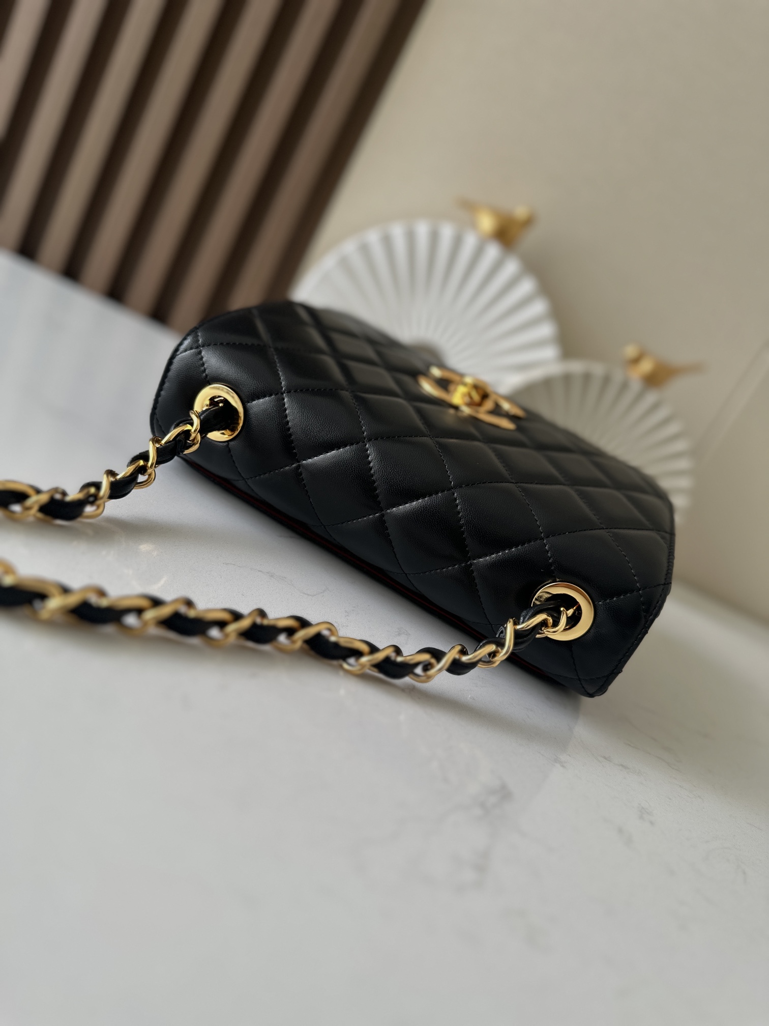 Chanel 贝嫂同款小香Vintage绝版大金扣CFFlap