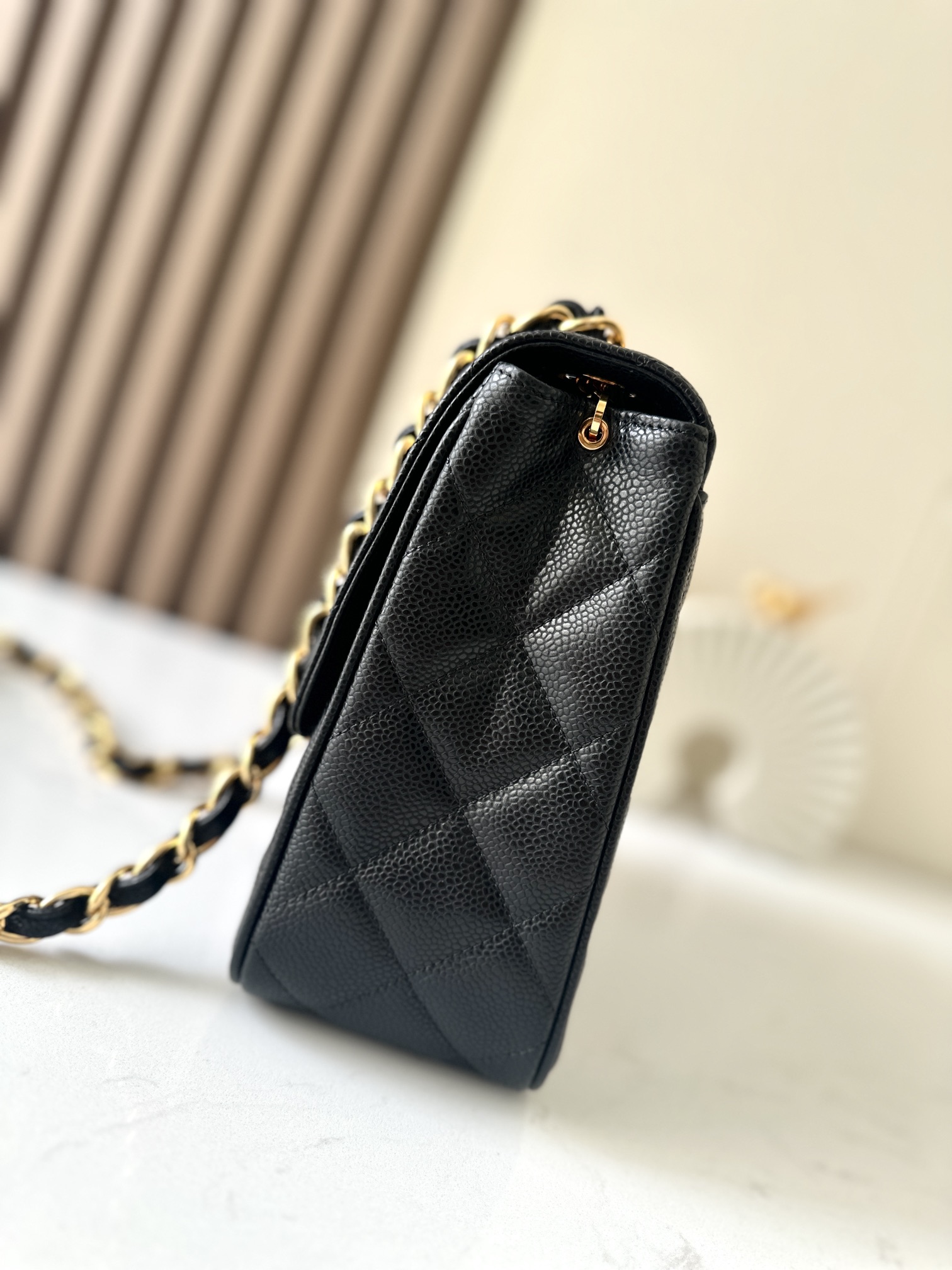 Chanel 贝嫂同款小香Vintage绝版大金扣CFFlap