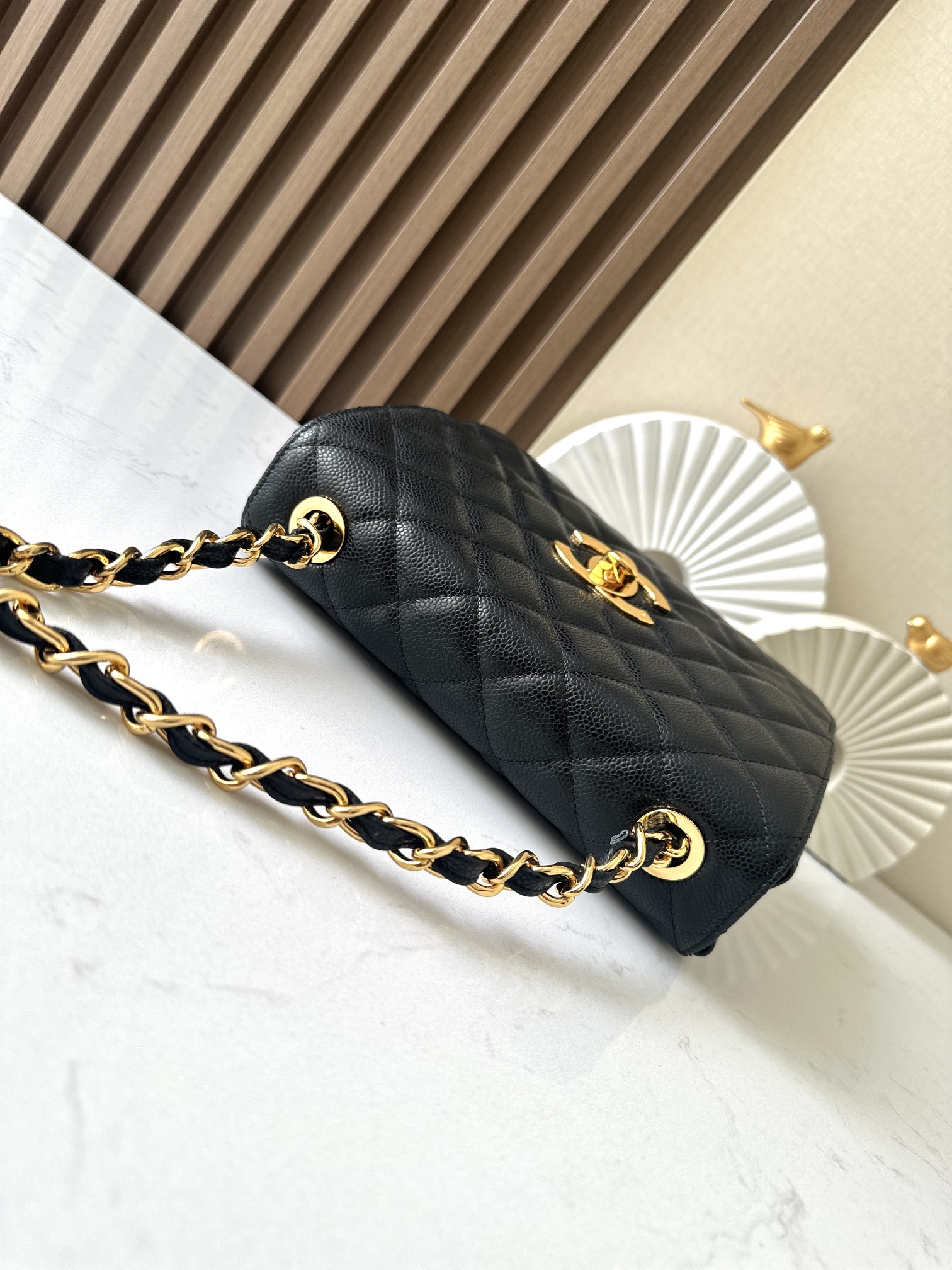 Chanel 贝嫂同款小香Vintage绝版大金扣CFFlap