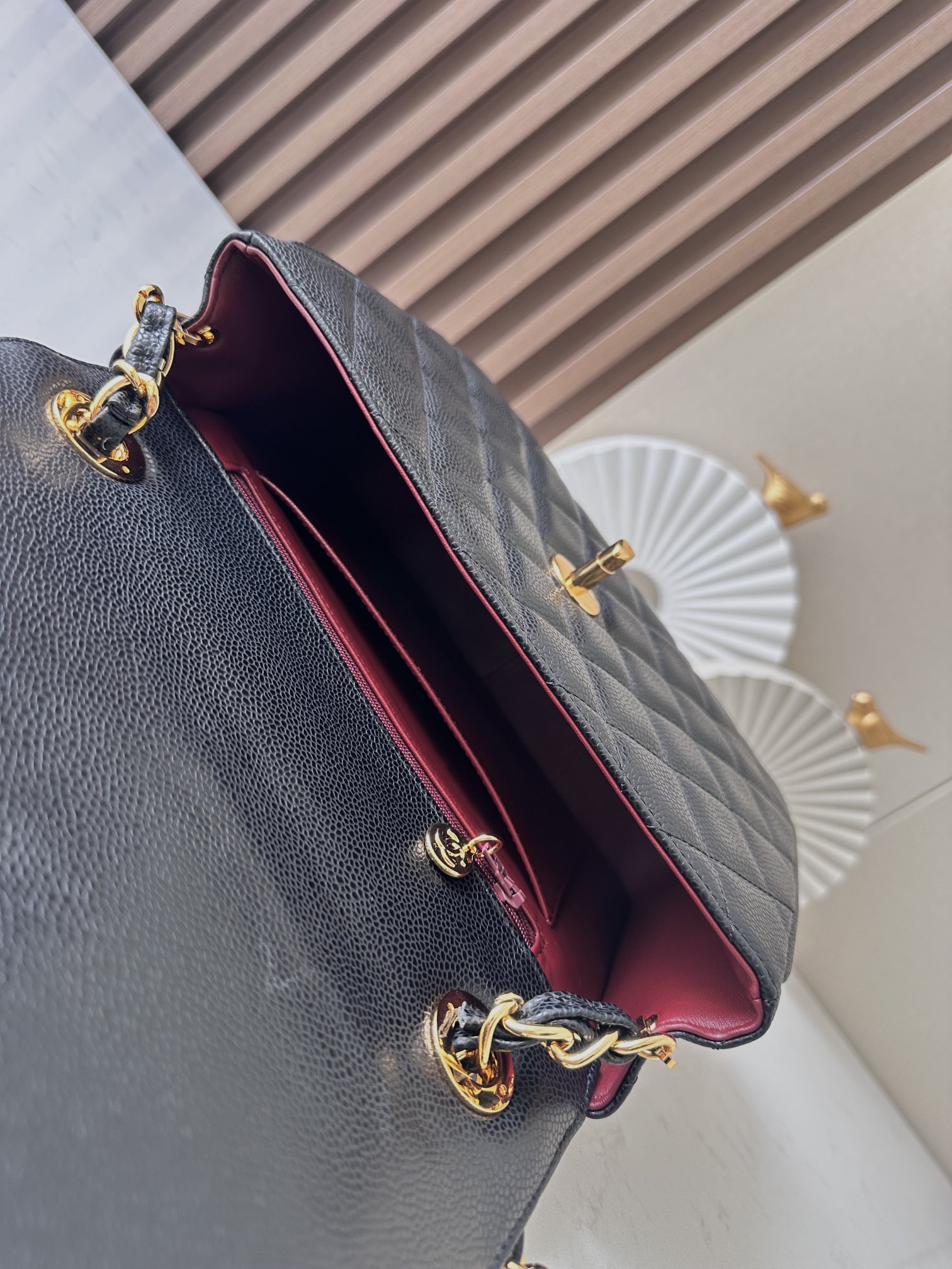 Chanel 贝嫂同款小香Vintage绝版大金扣CFFlap