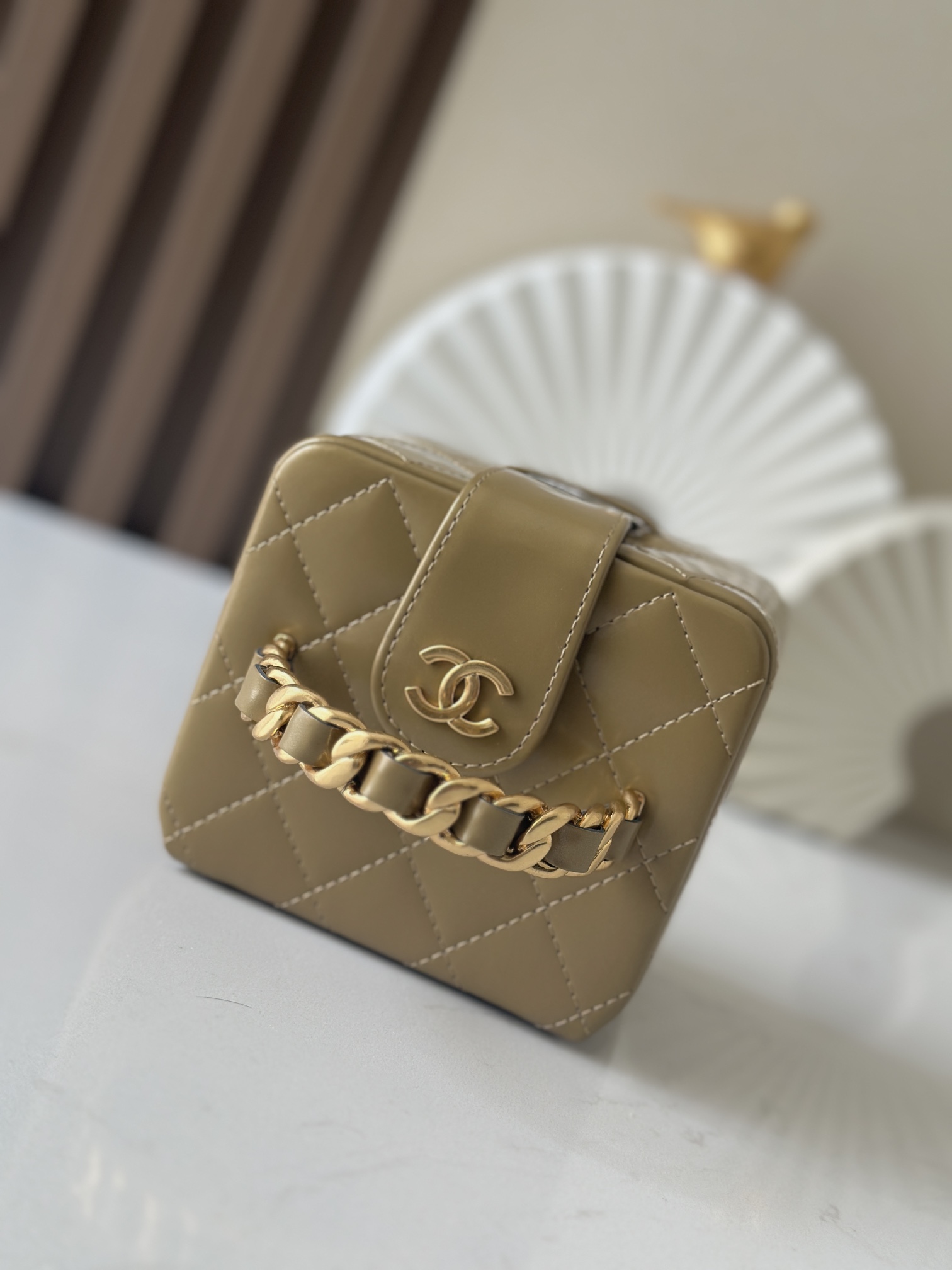 Chanel 这款是香奶奶 家vintage小怪级别的化妆包
