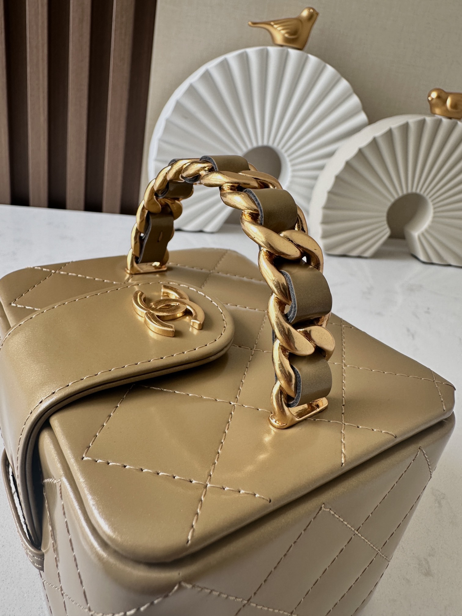Chanel 这款是香奶奶 家vintage小怪级别的化妆包