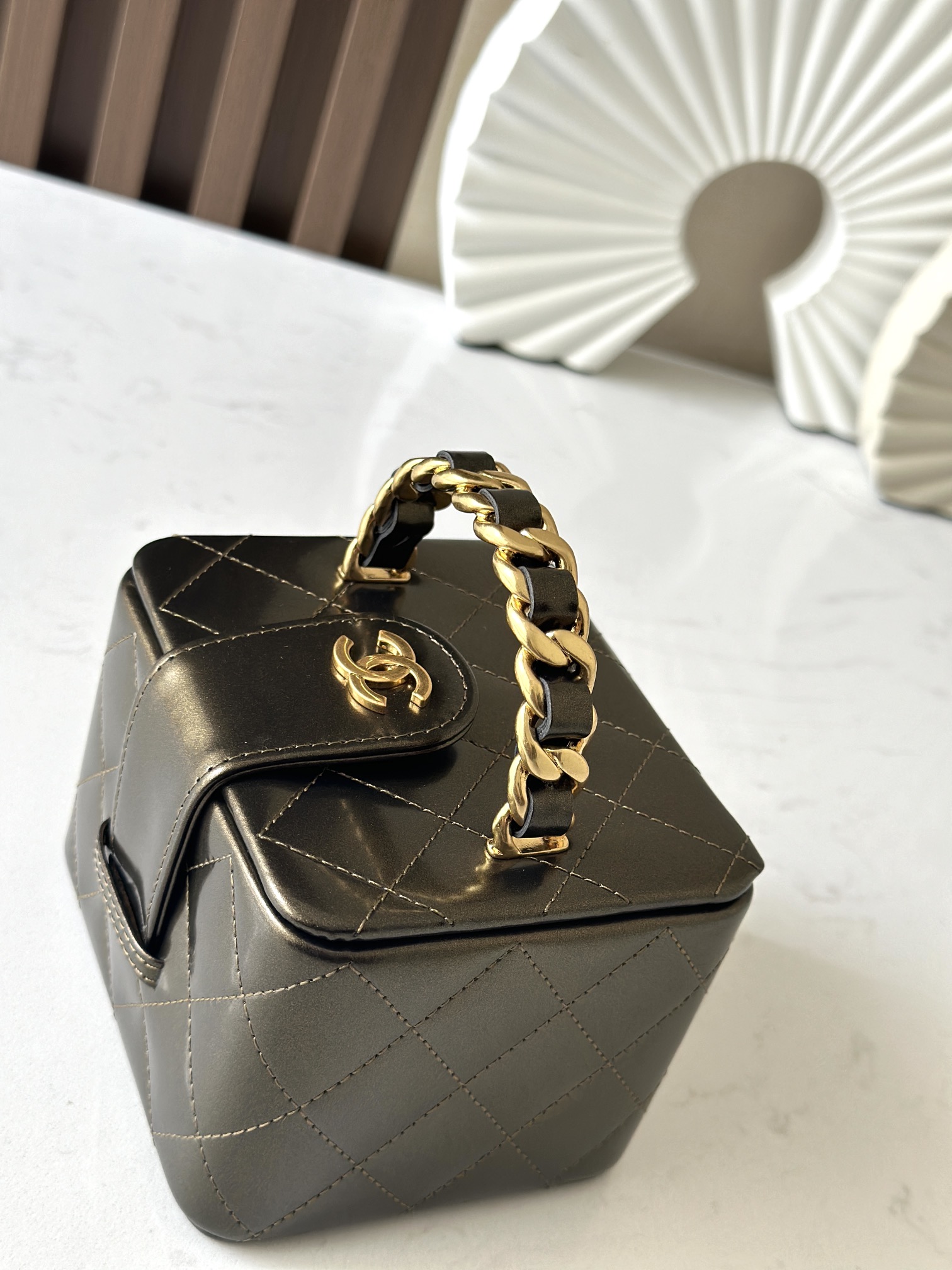 Chanel 这款是香奶奶 家vintage小怪级别的化妆包