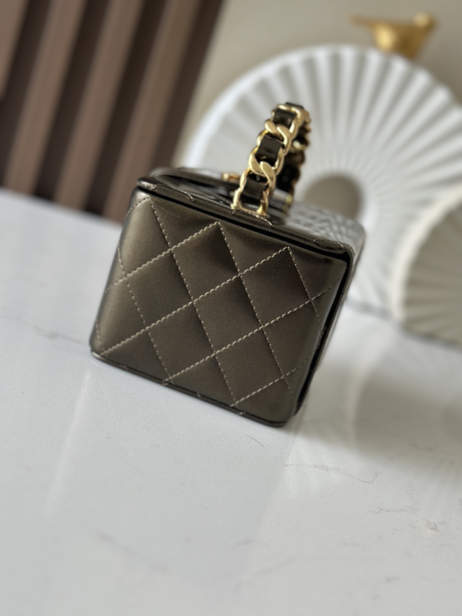 Chanel 这款是香奶奶 家vintage小怪级别的化妆包