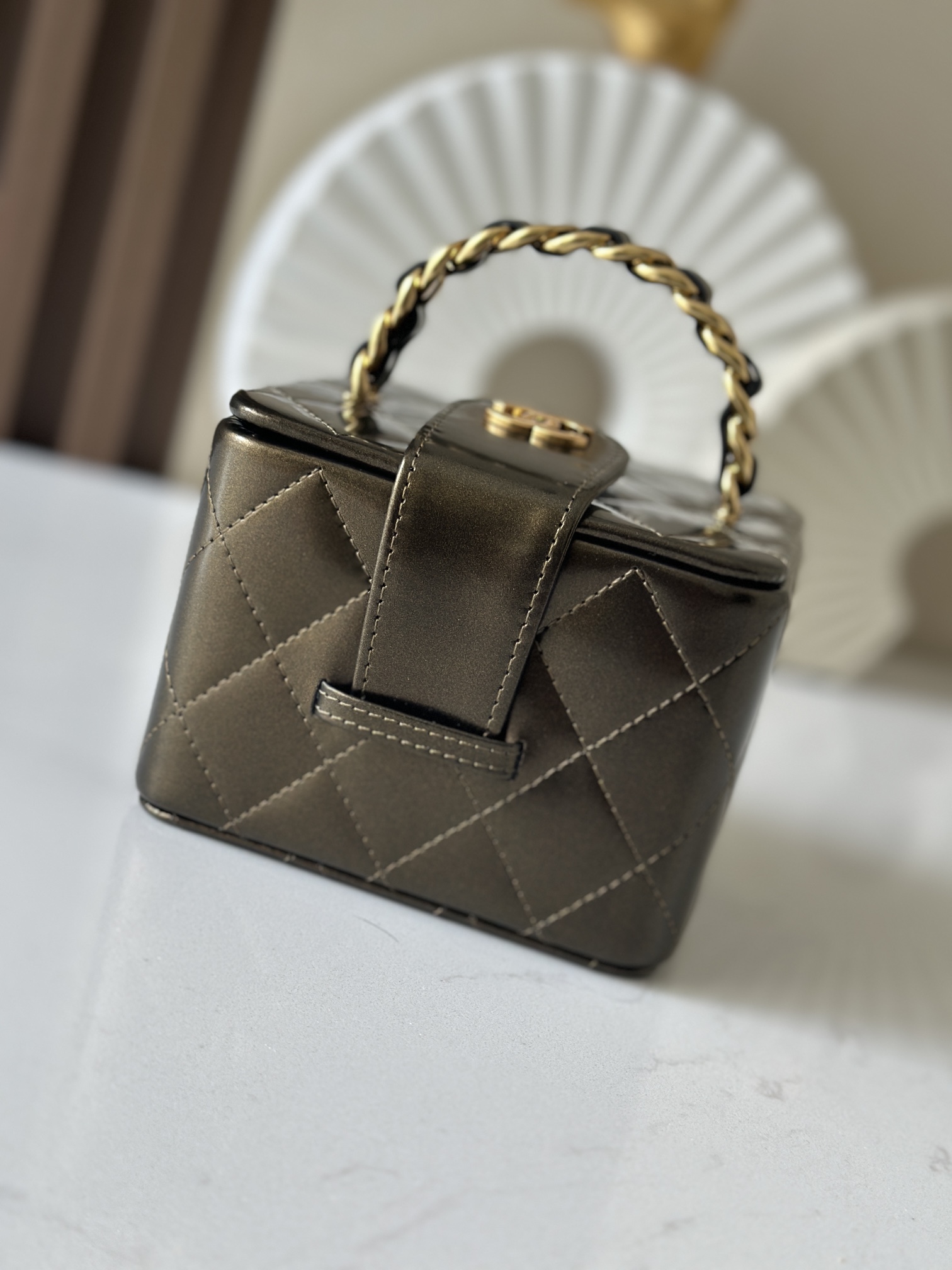 Chanel 这款是香奶奶 家vintage小怪级别的化妆包