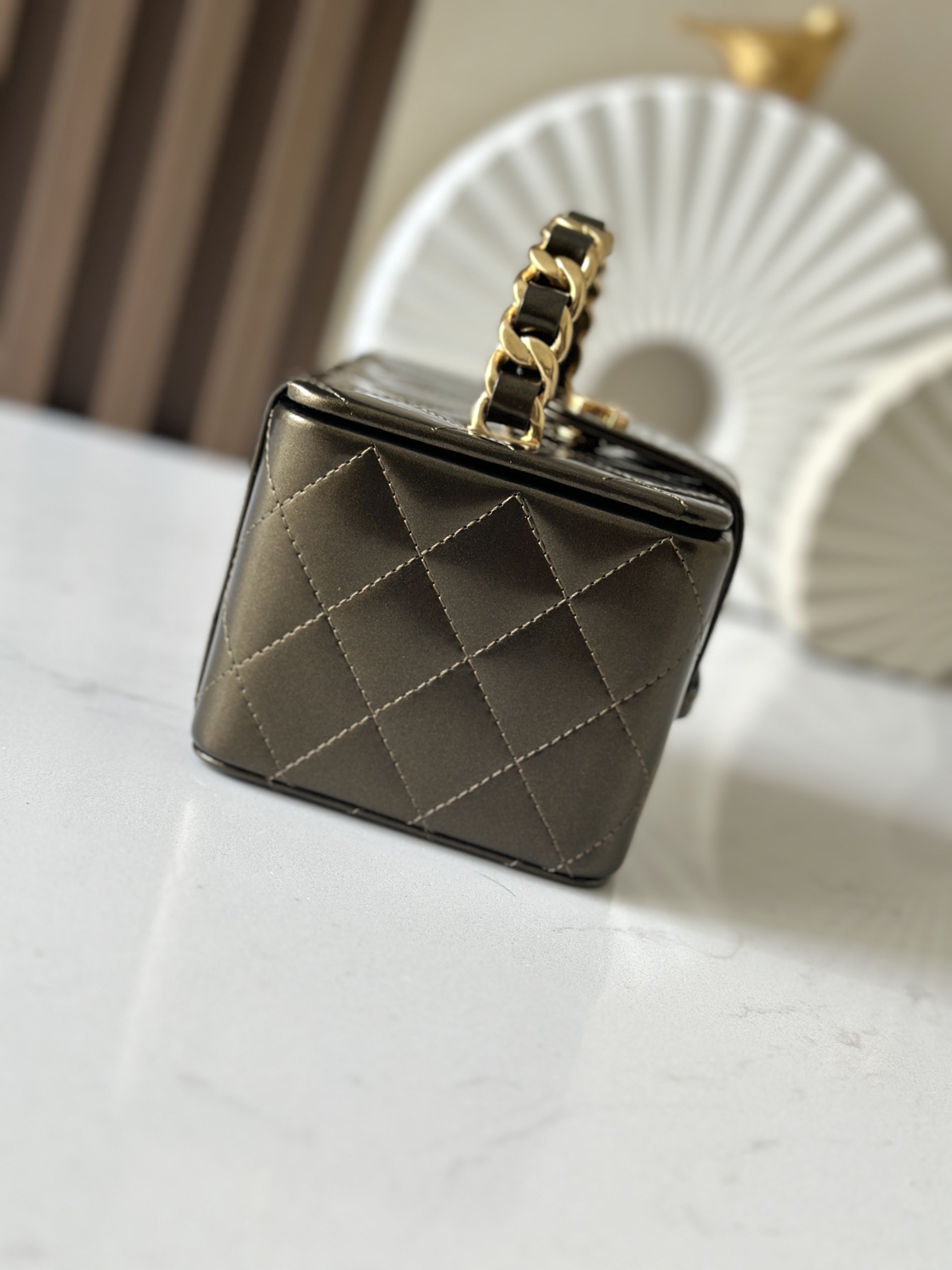 Chanel 这款是香奶奶 家vintage小怪级别的化妆包