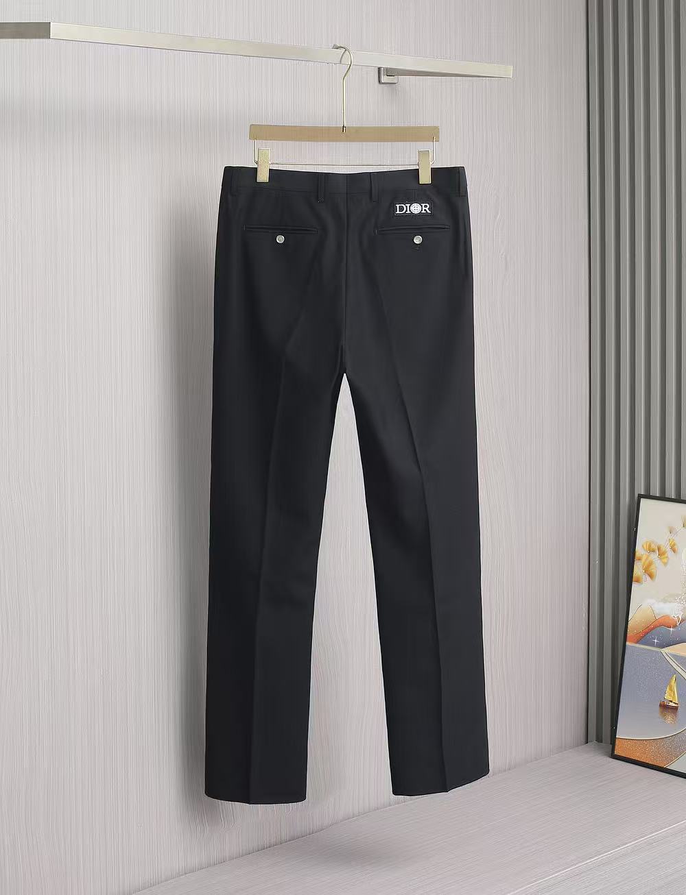 /套  专柜同步新品】迪奥/Dior 2025年春秋男士 黑色千 羊毛混纺面料 时尚商务休闲轻便西装/单