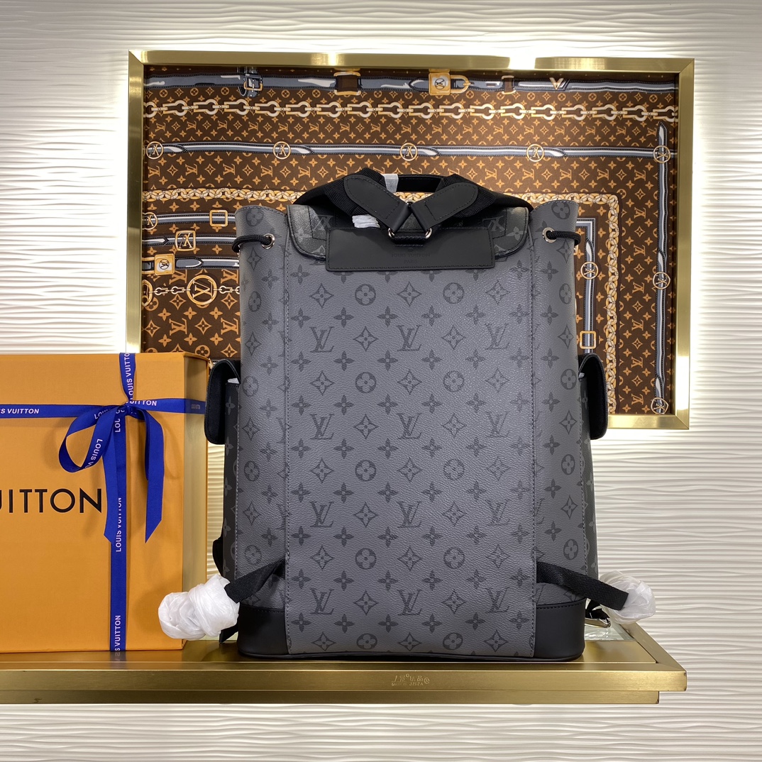 [Backpacks][Black flowerSilver combination]CHRISTOPHER large backpack