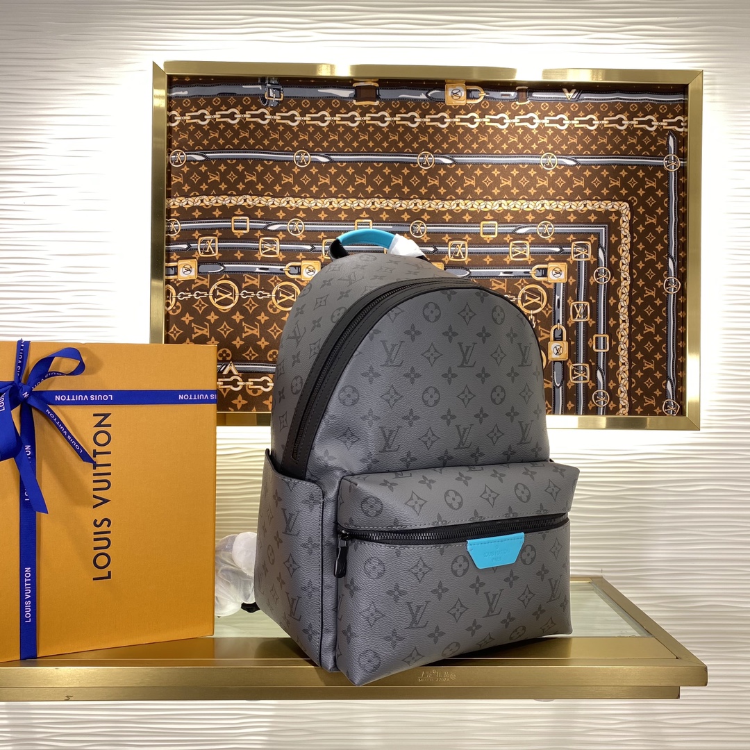 [Backpacks][DISCOVERY Small backpack] Silver flower blue edgeThis Discovery
