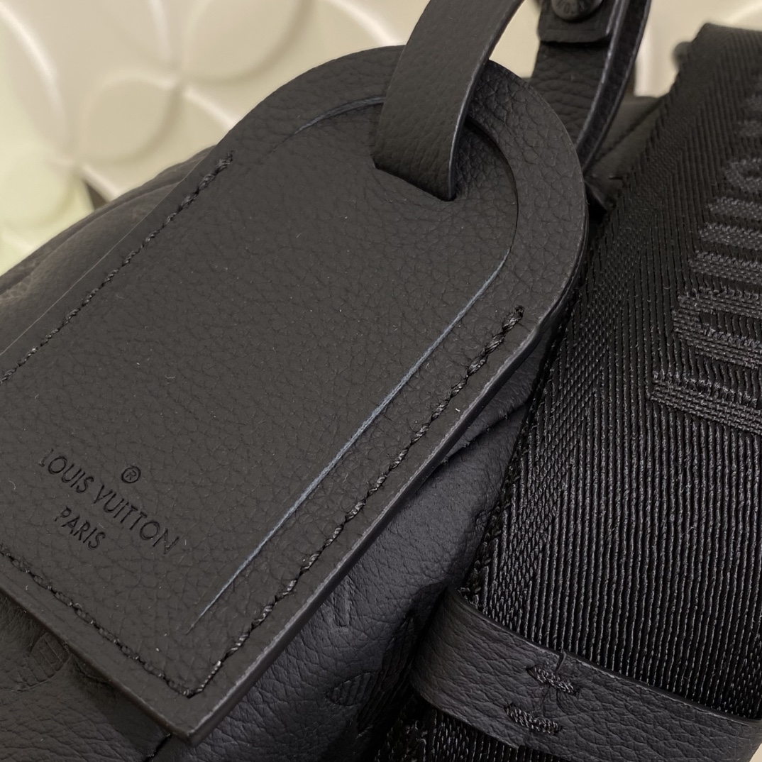 Louis Vuitton Hamac Black Monogram Embossed crossbody