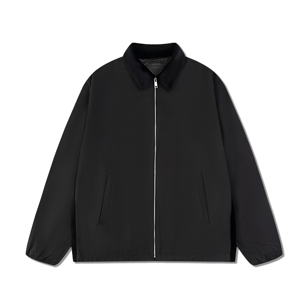 Prada24早春新款行政羊毛夹克老钱风 2