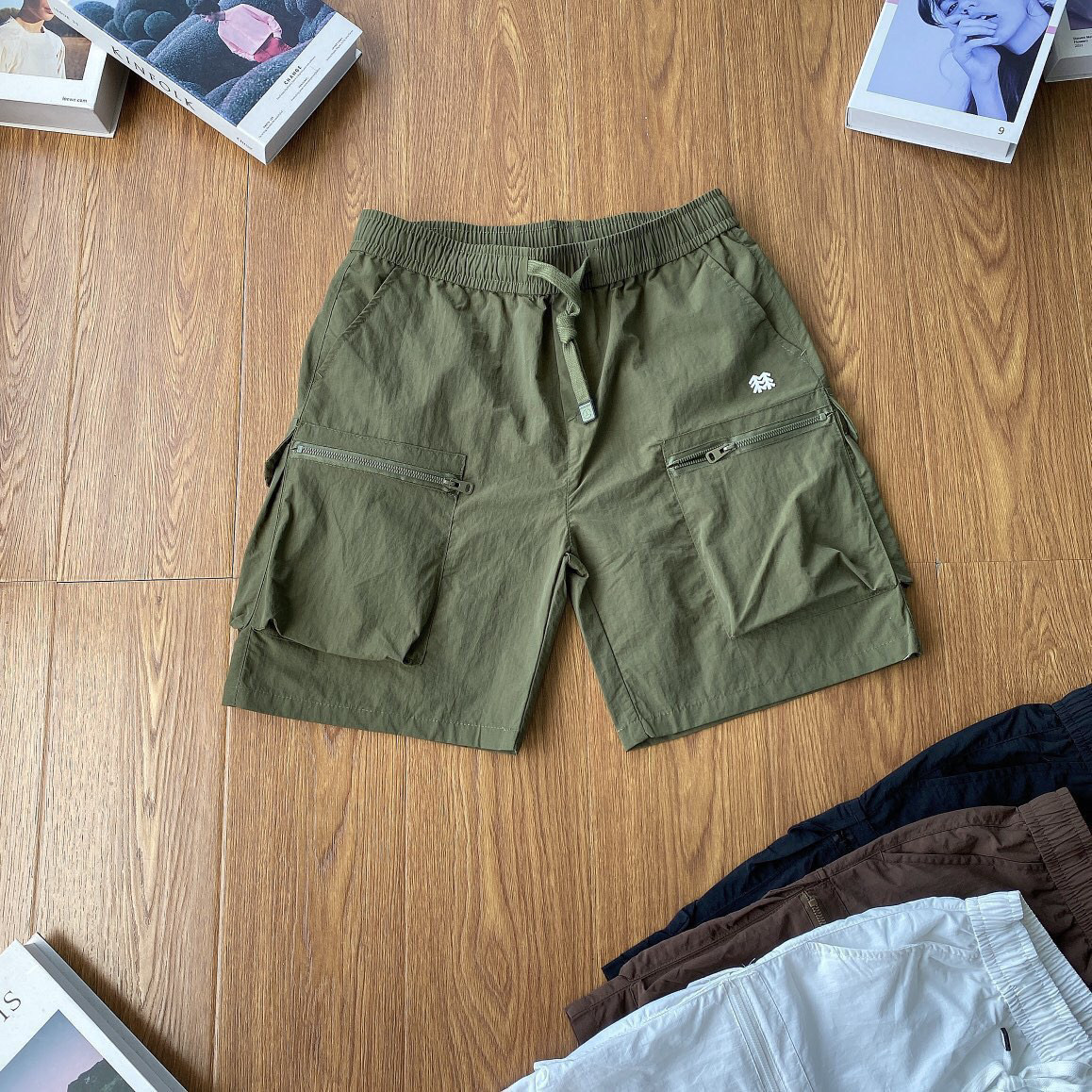 KOLON SPORT Pantalones Cortos Cargo Multifuncionales de Verano para Hombre 6 i1746673288270 6354 0 4