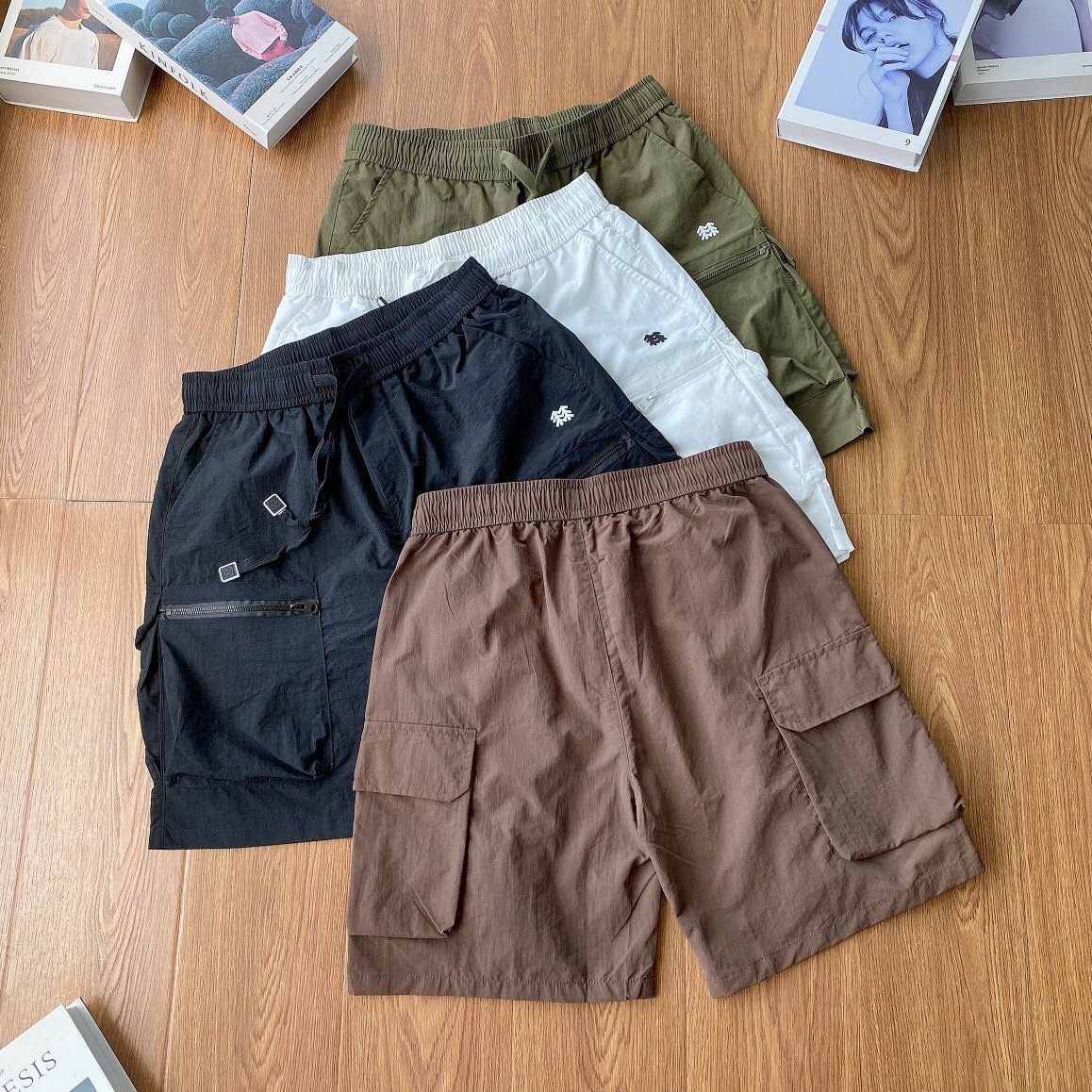 KOLON SPORT Pantalones Cortos Cargo Multifuncionales de Verano para Hombre 7 i1746673289761 6468 0 5