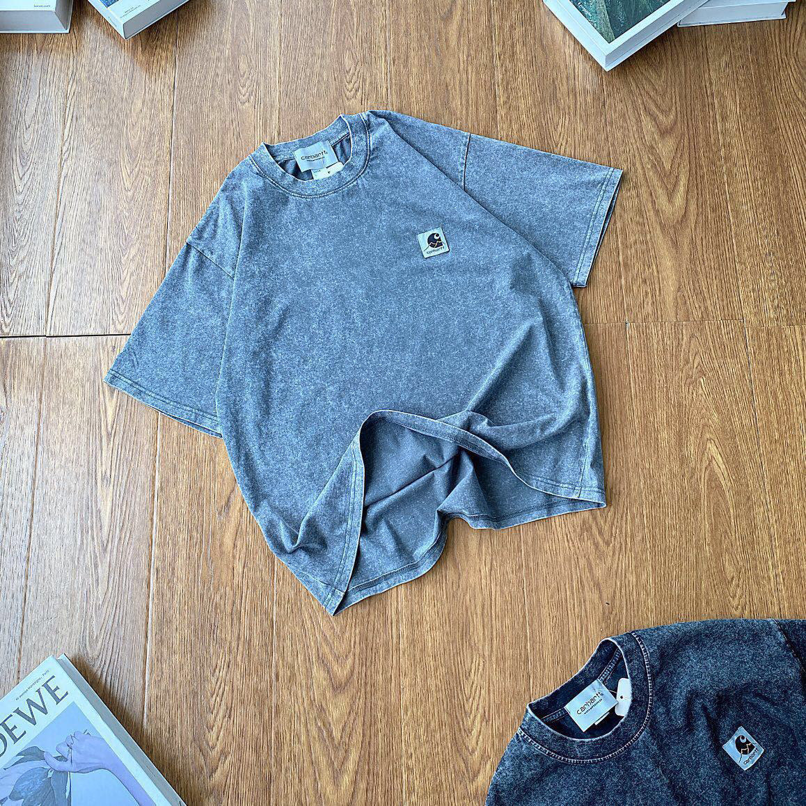 Carhartt WIP Camiseta de Manga Corta Vintage Lavada para Hombre 4 i1747010056046 1823 0 2