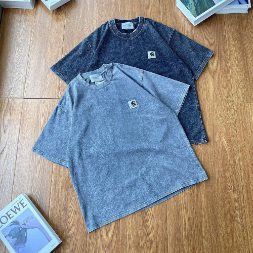 Carhartt WIP Camiseta de Manga Corta Vintage Lavada para Hombre 25 Carhartt WIP Camiseta de Manga Corta Vintage Lavada para Hombre