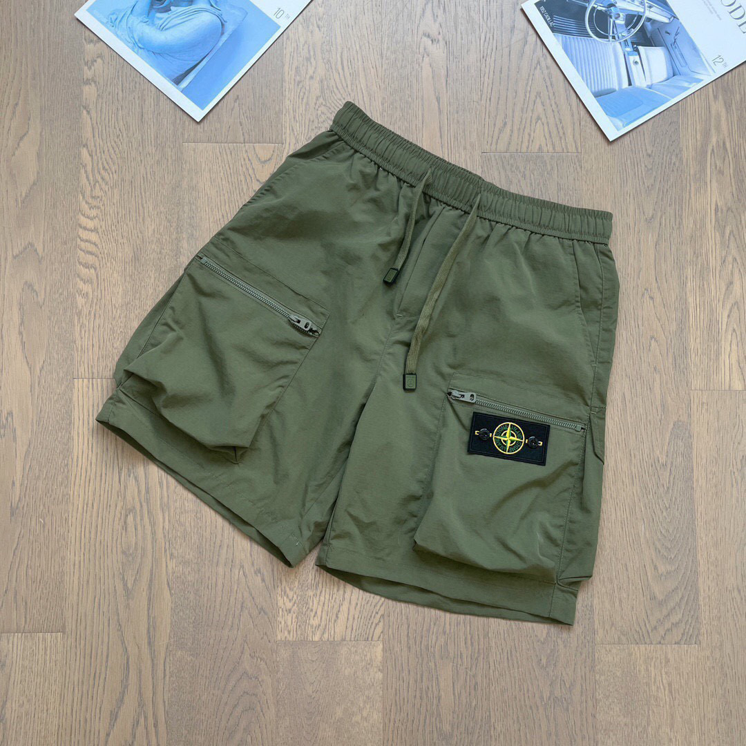 Stone Island Pantalones Cortos Cargo de Bolsillo Multifuncional en Tricolor 6 i1747010088556 984 0 4